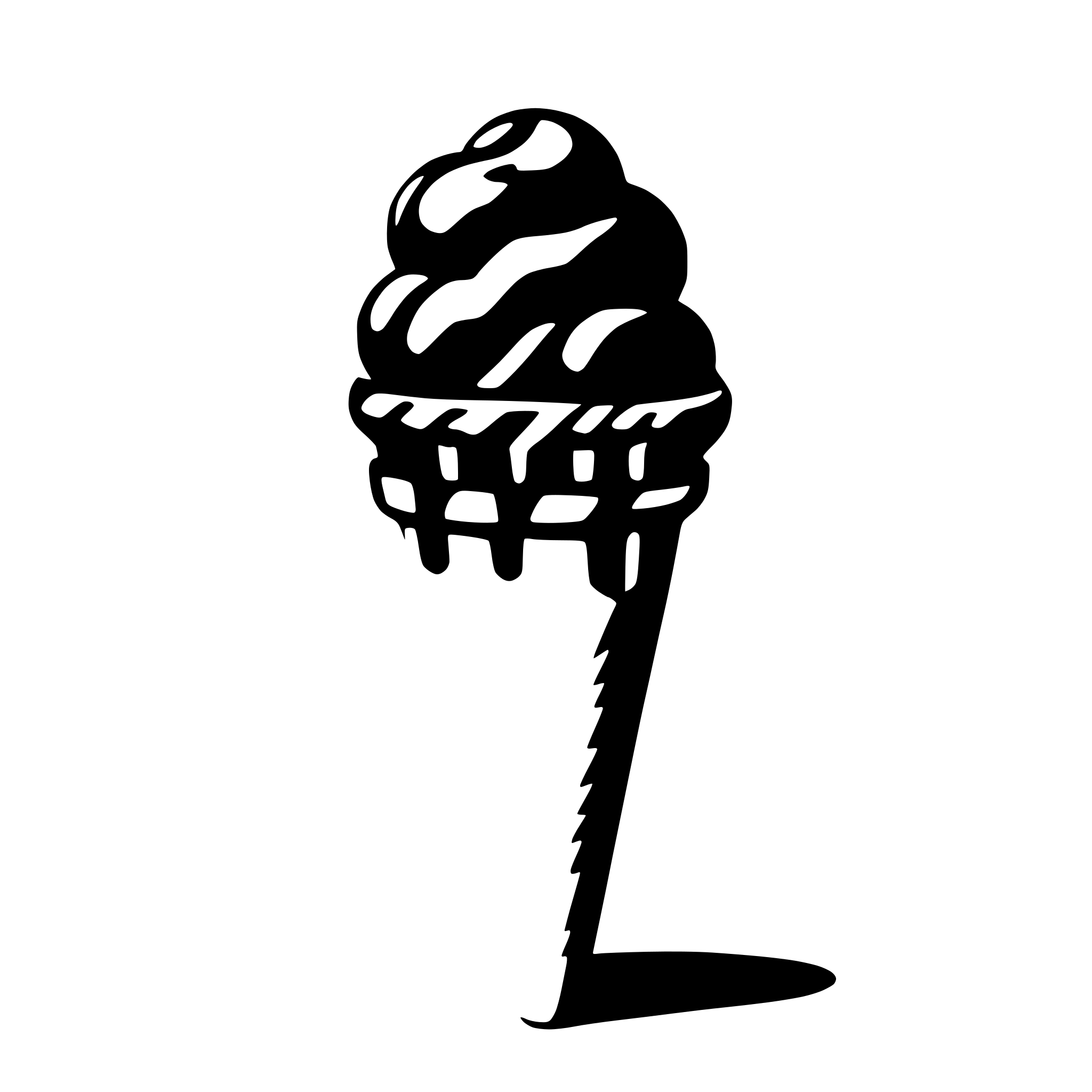 AI-generated SVG of a ice cream