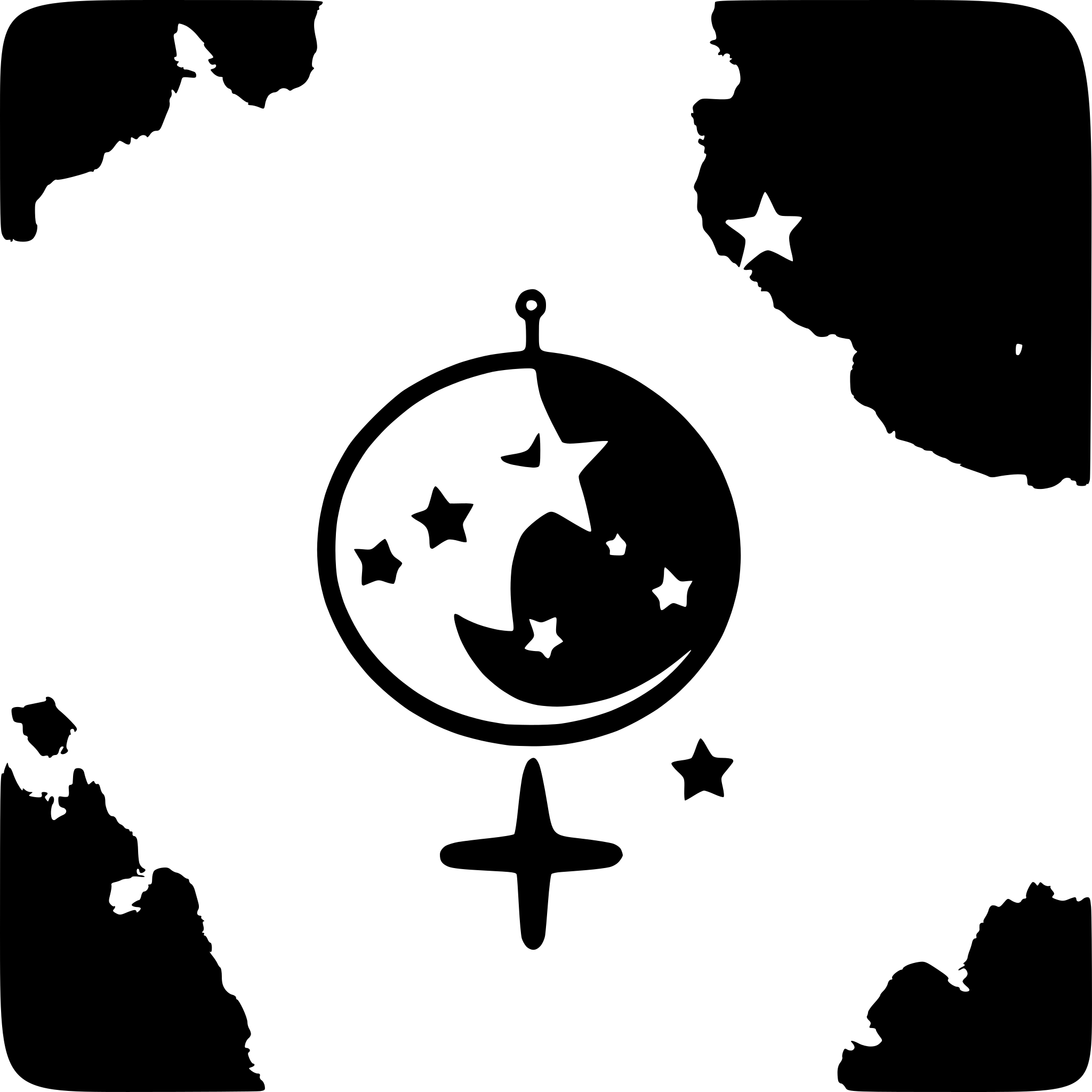 AI-generated SVG of a falling stars in space