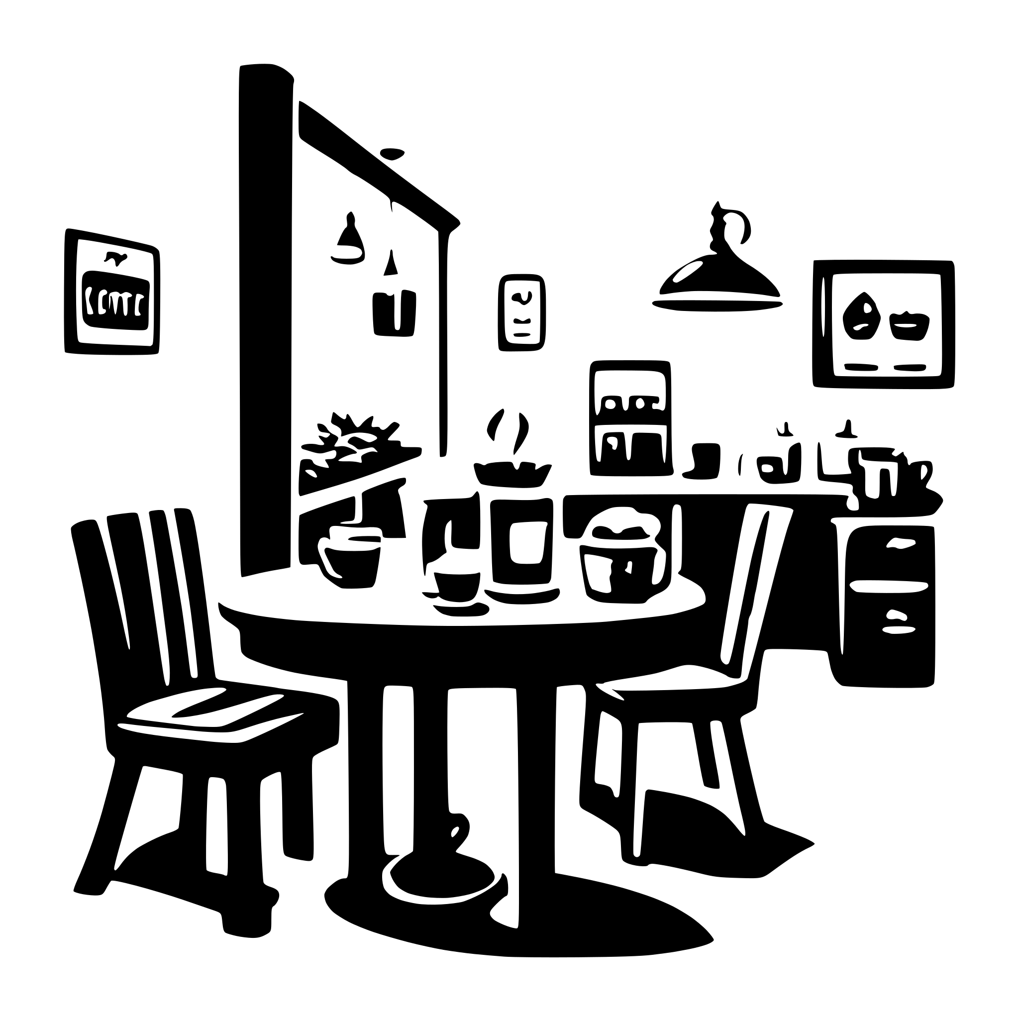 AI-generated SVG of 'coffee shop'