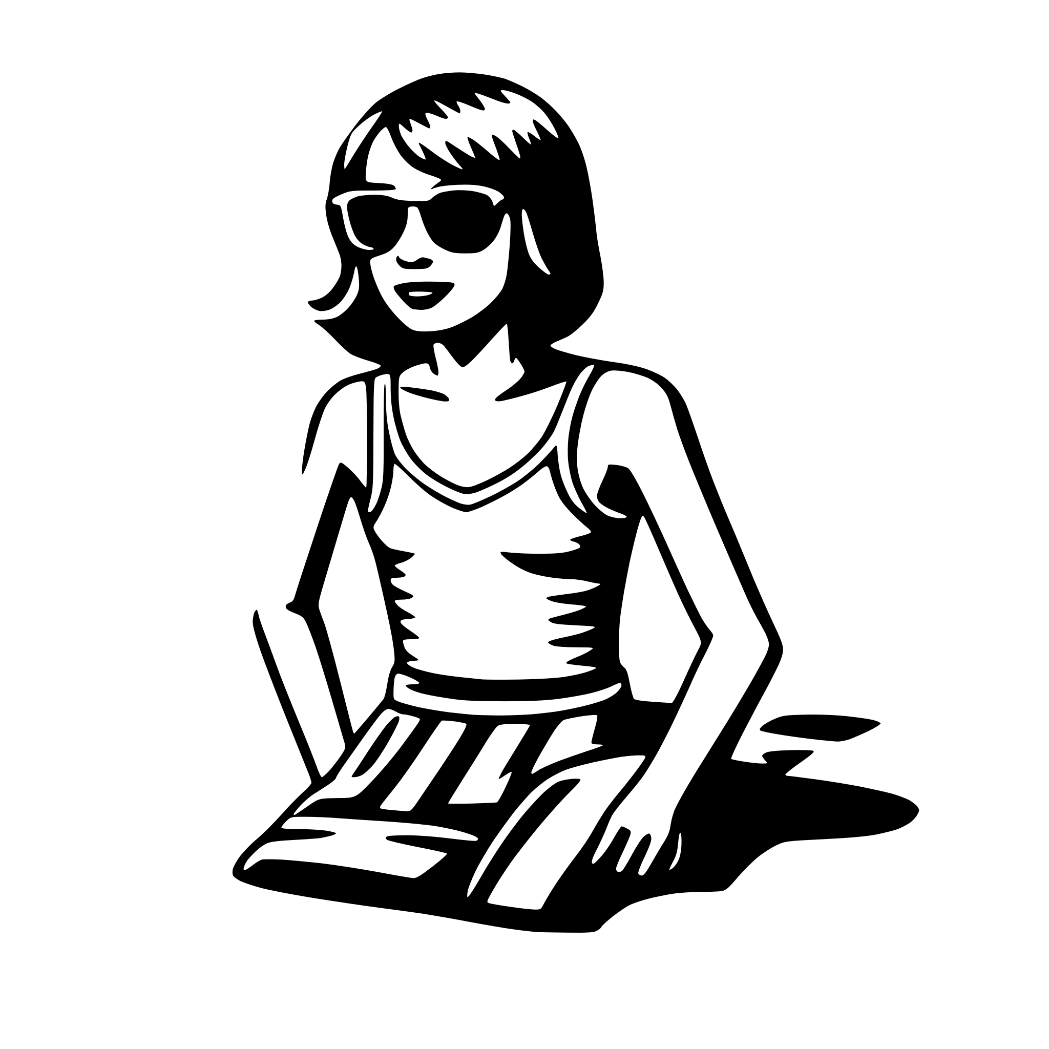 AI-generated SVG of 'swimwear'