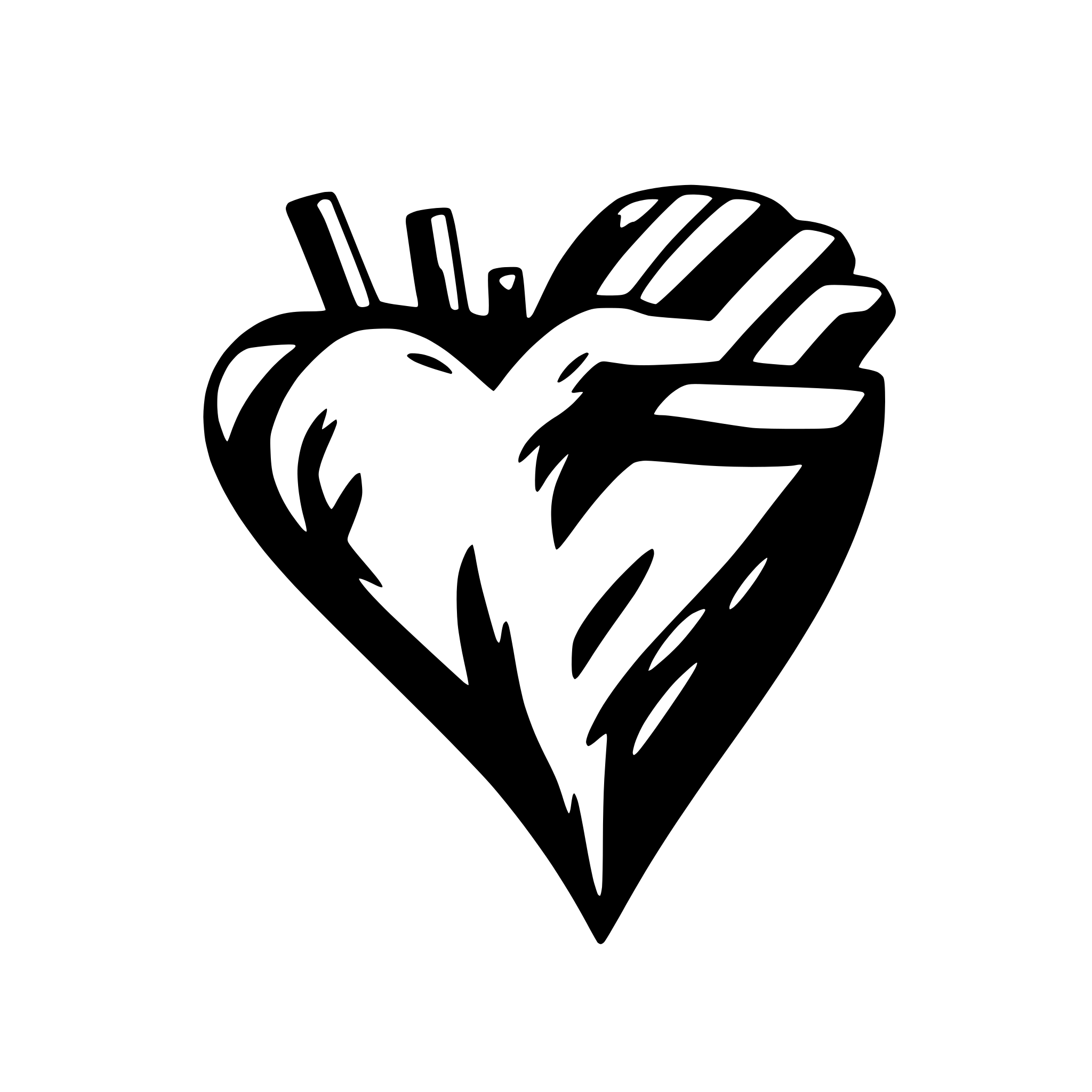 AI-generated SVG of a heart