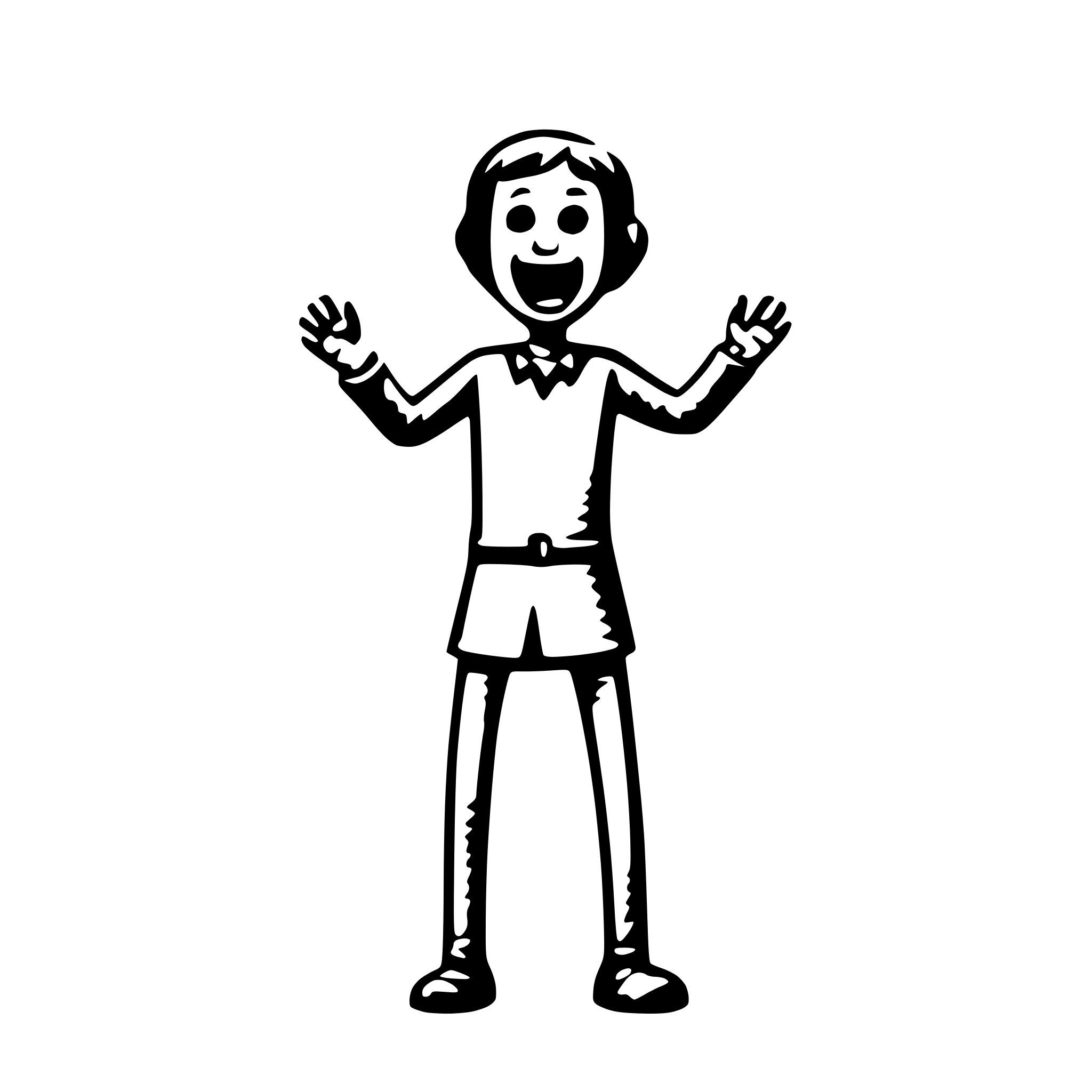 AI-generated SVG of 'surprised stick figure'
