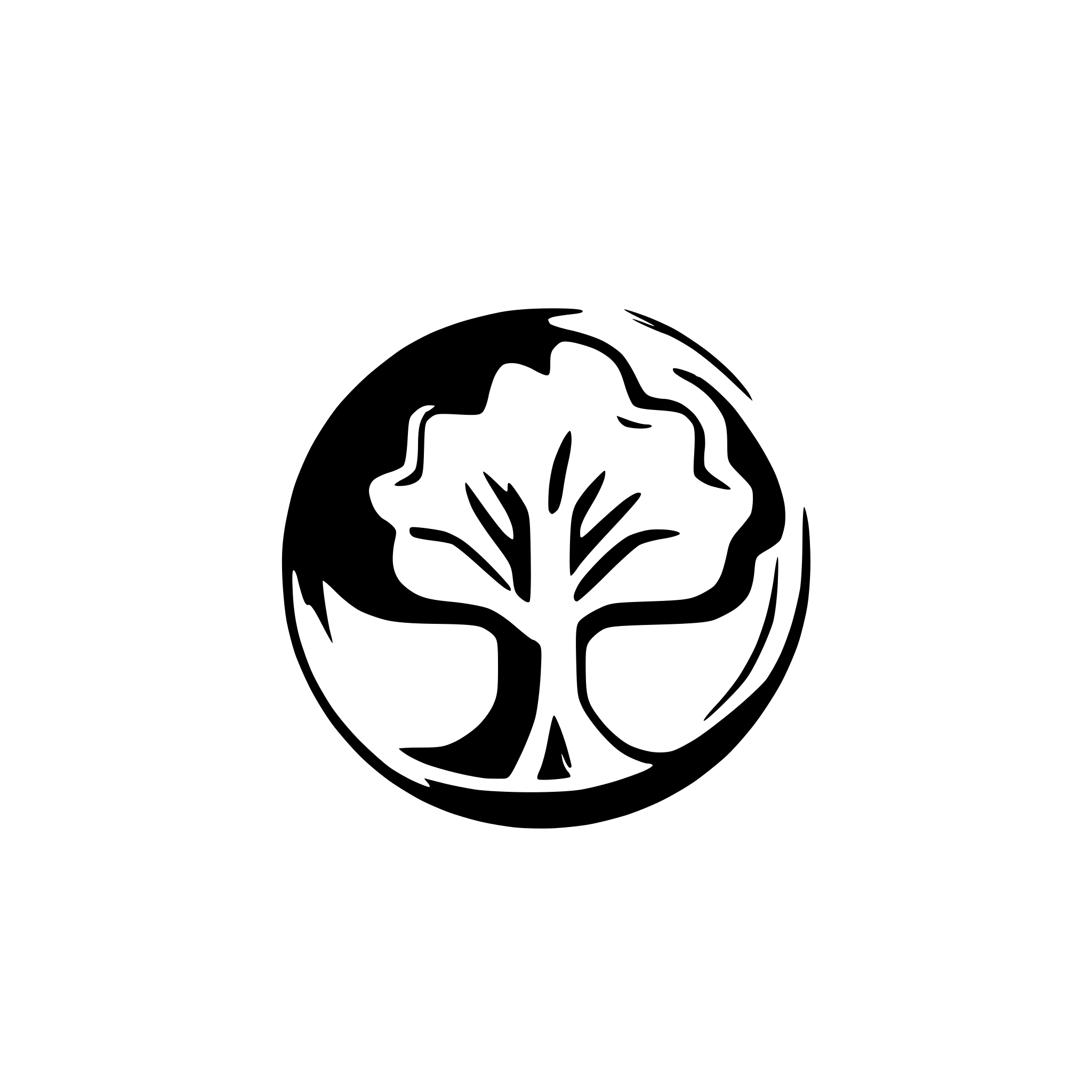 AI-generated SVG of a IT campaign logo in the form of a tree with wires instead of roots