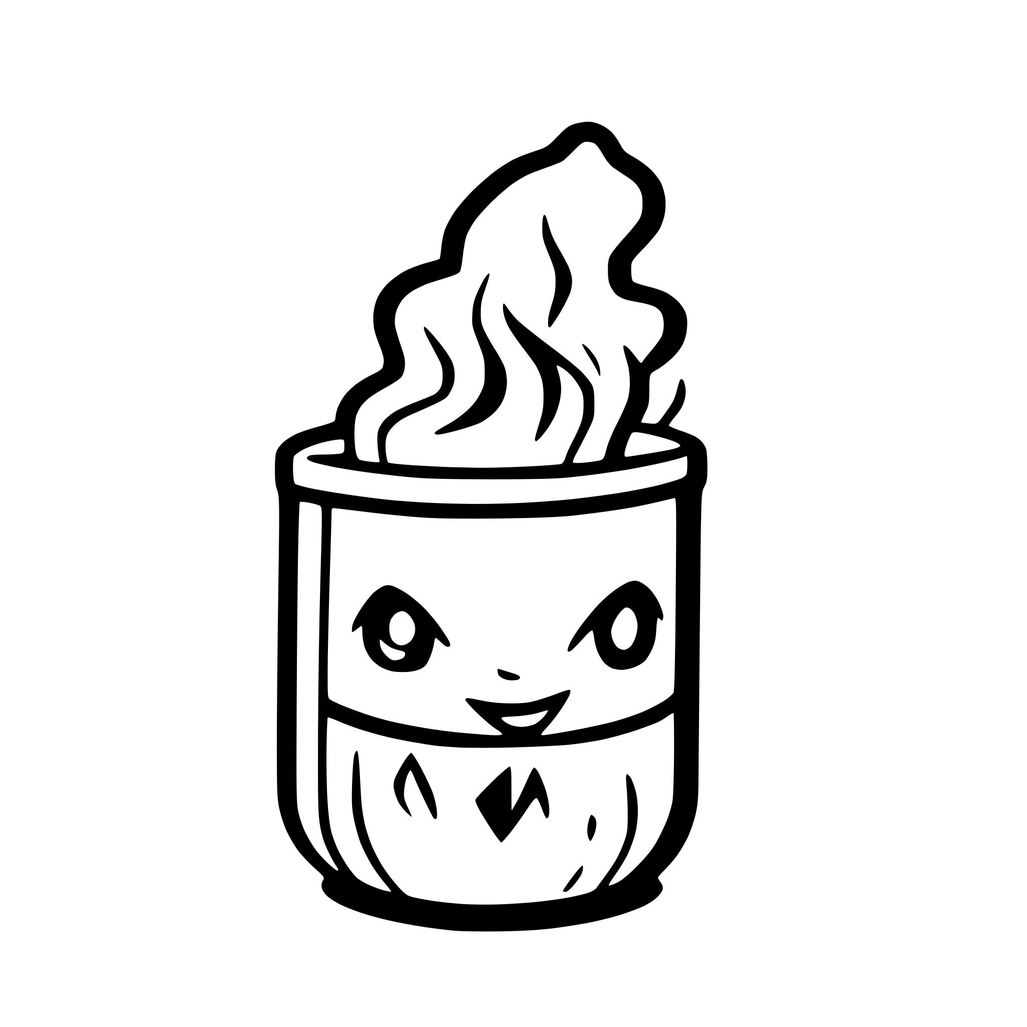 AI-generated SVG of a hot fire emoji