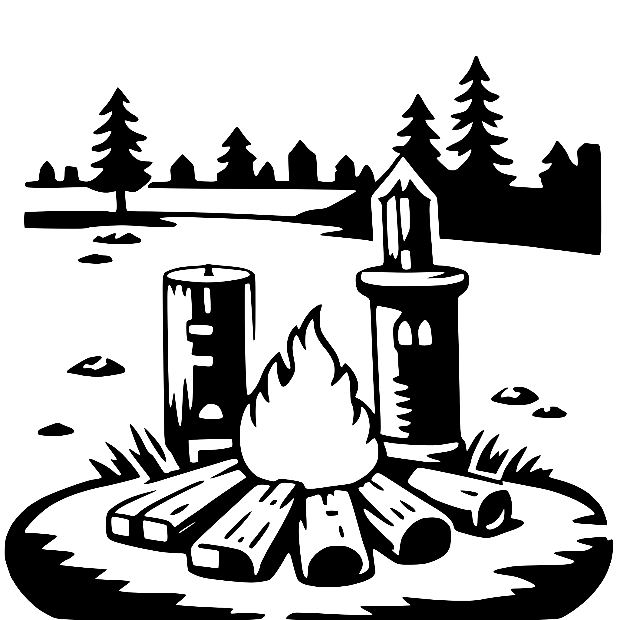 AI-generated SVG of 'romantic bonfire'