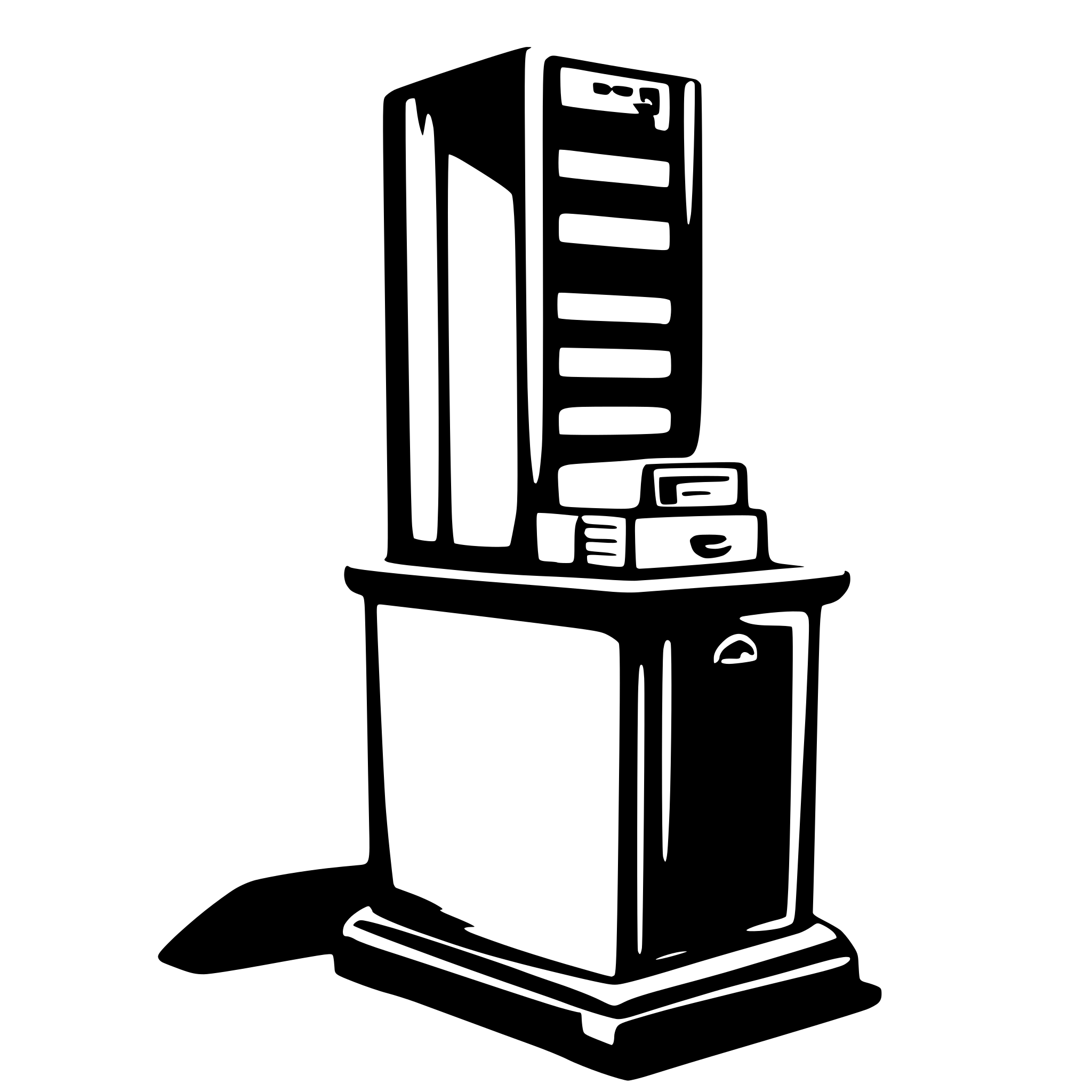 AI-generated SVG of a server