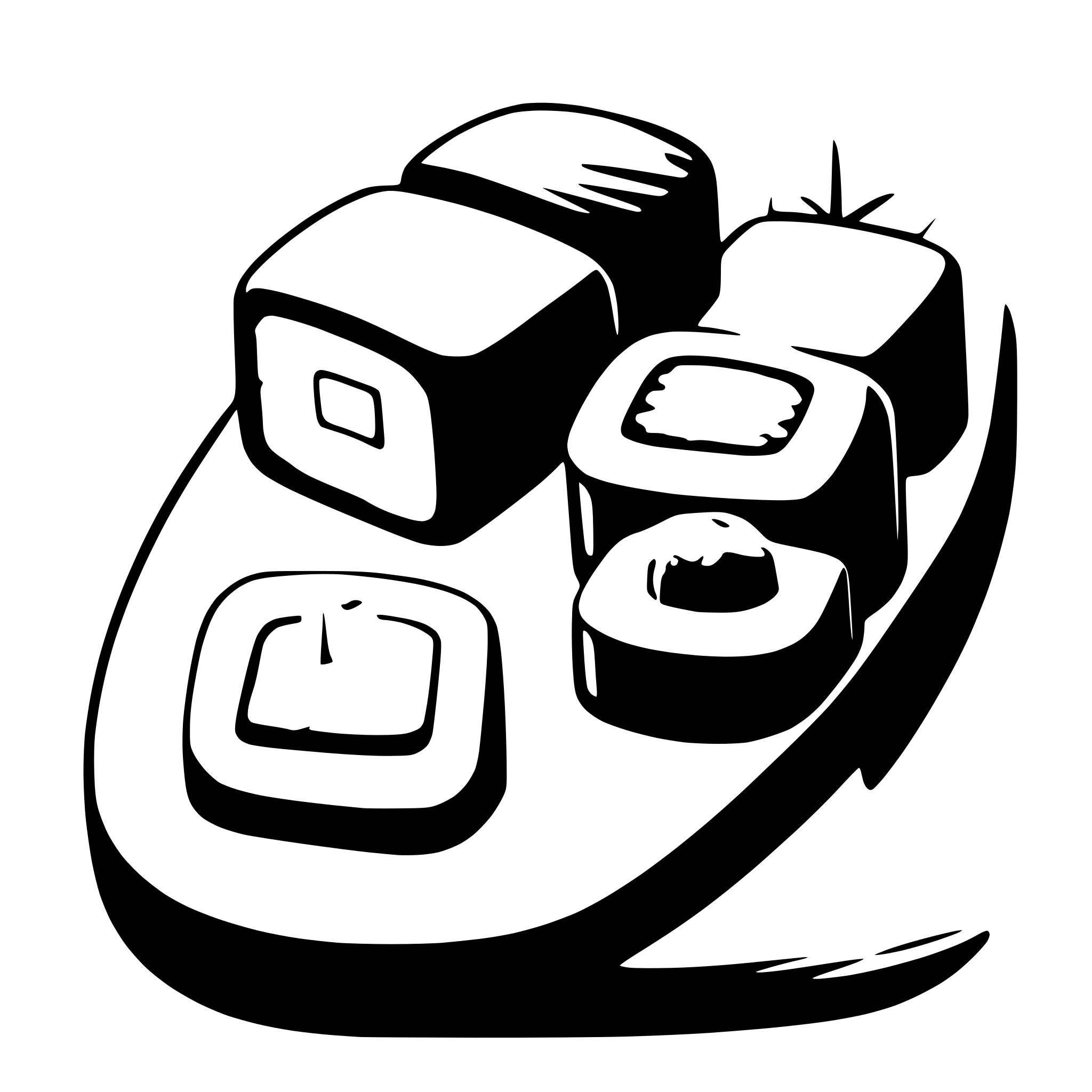 AI-generated SVG of a sushi