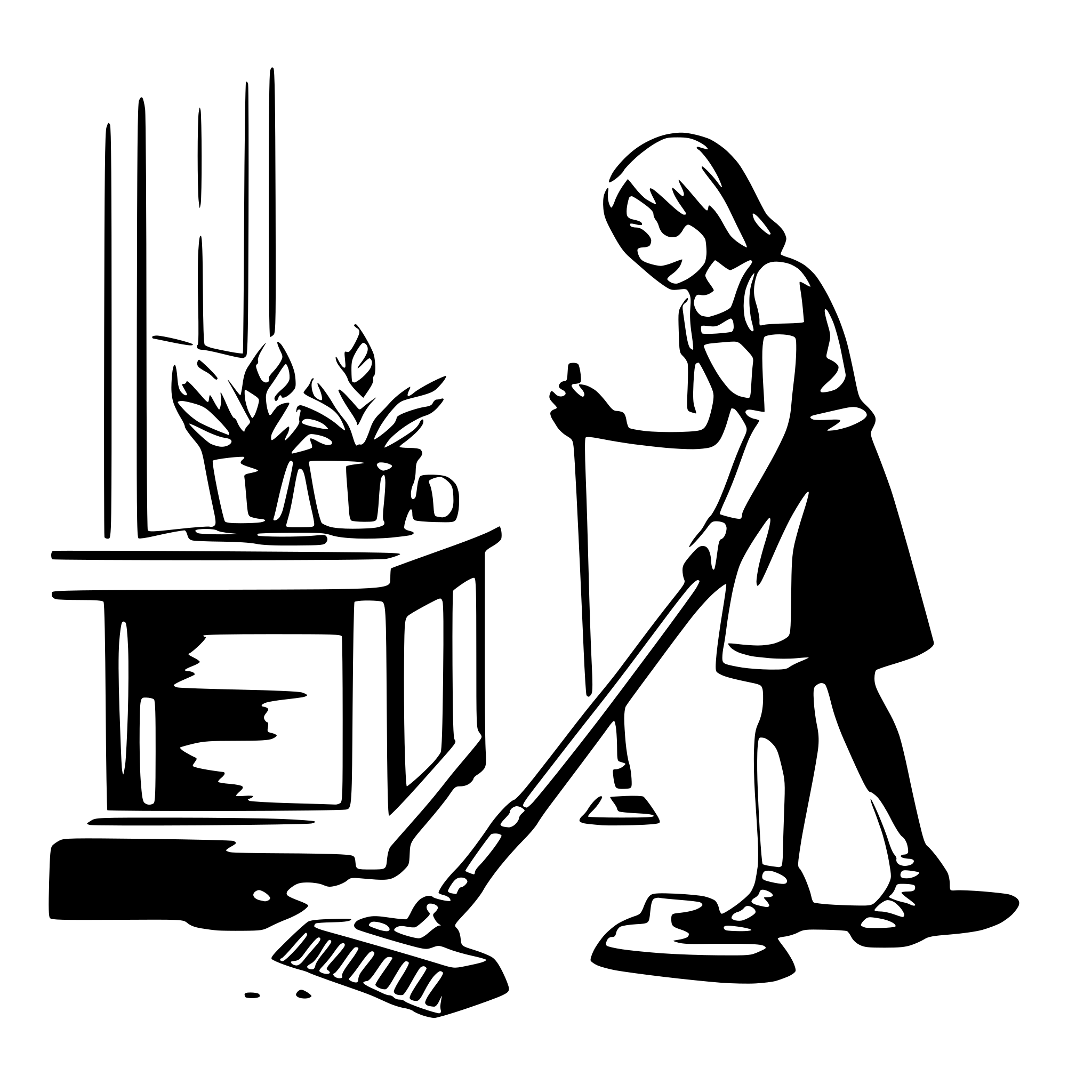 AI-generated SVG of 'Deep cleaning'