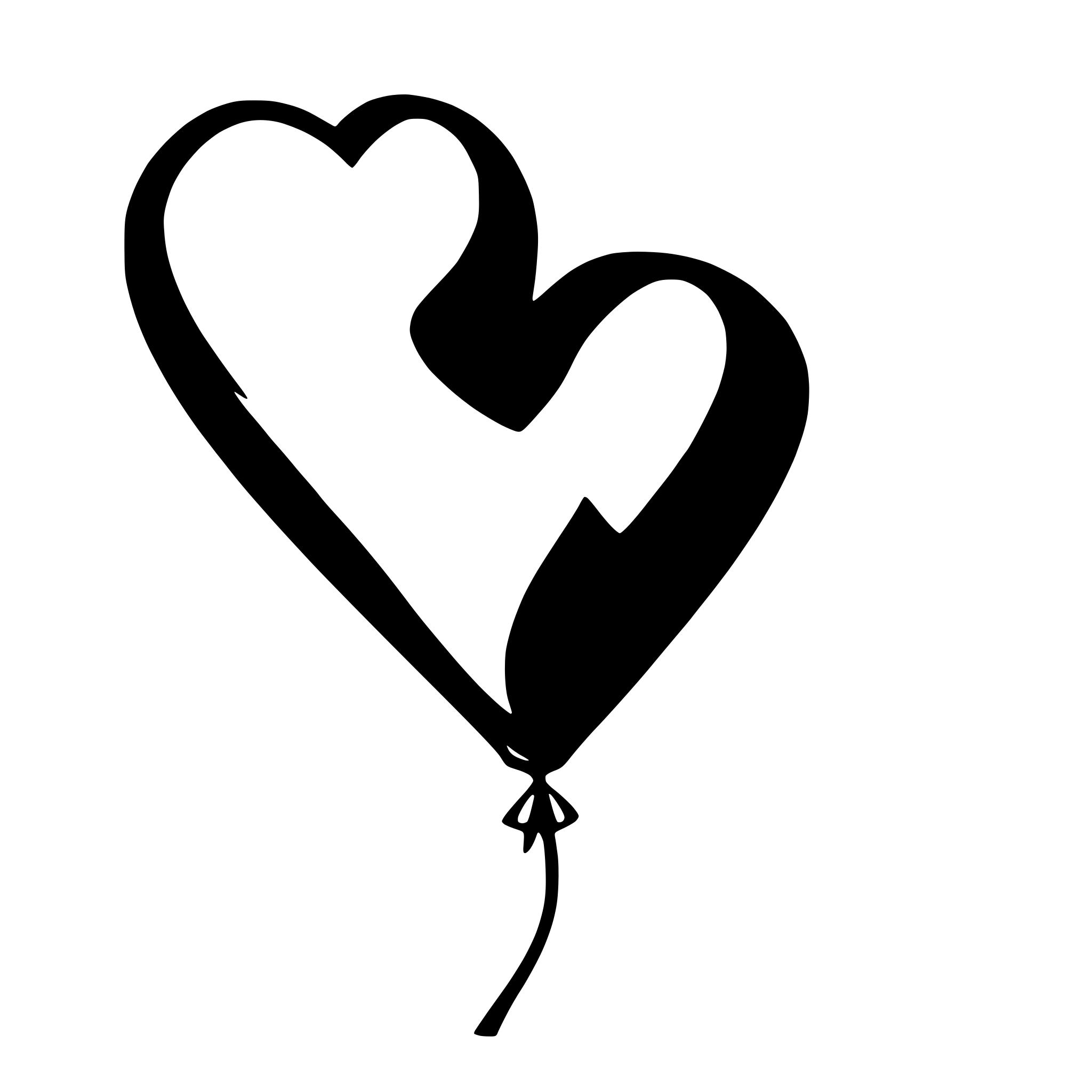 AI-generated SVG of 'heart-shaped balloons'