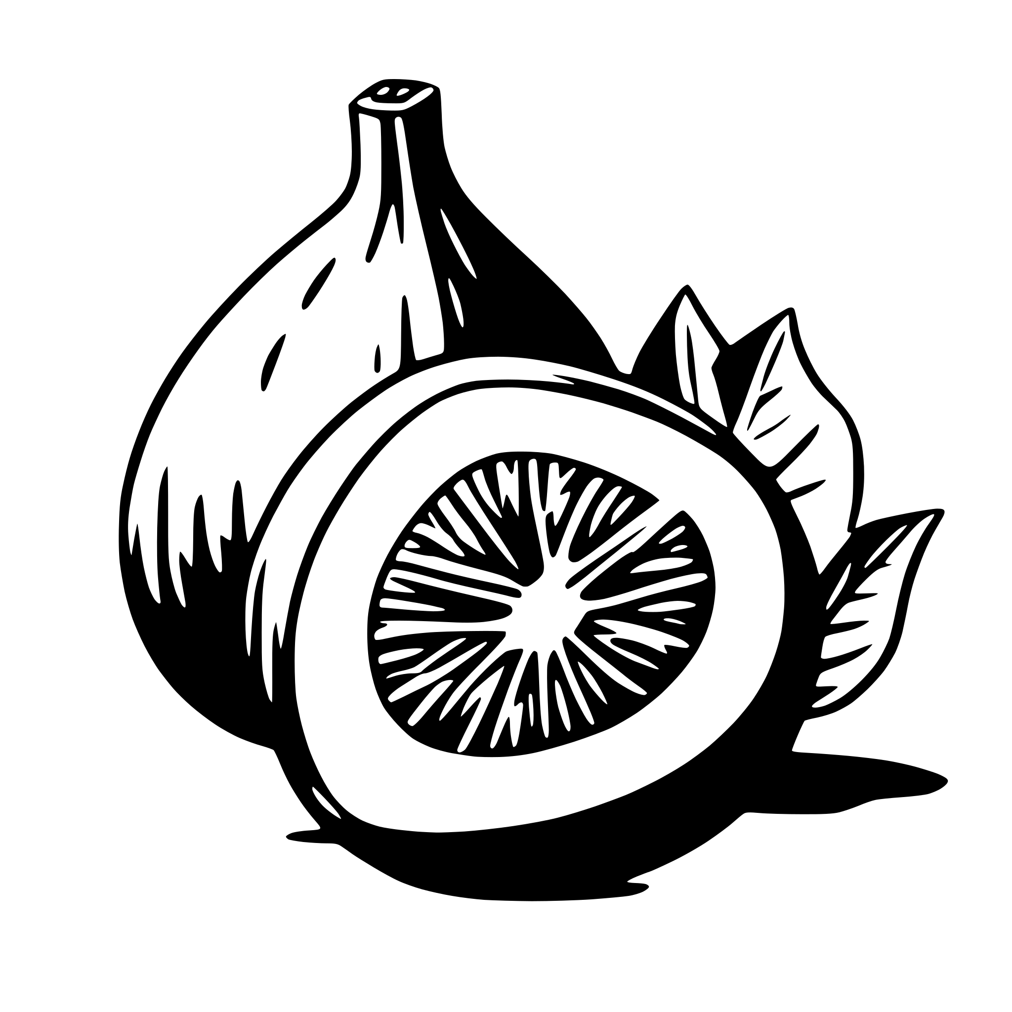 AI-generated SVG of a fig