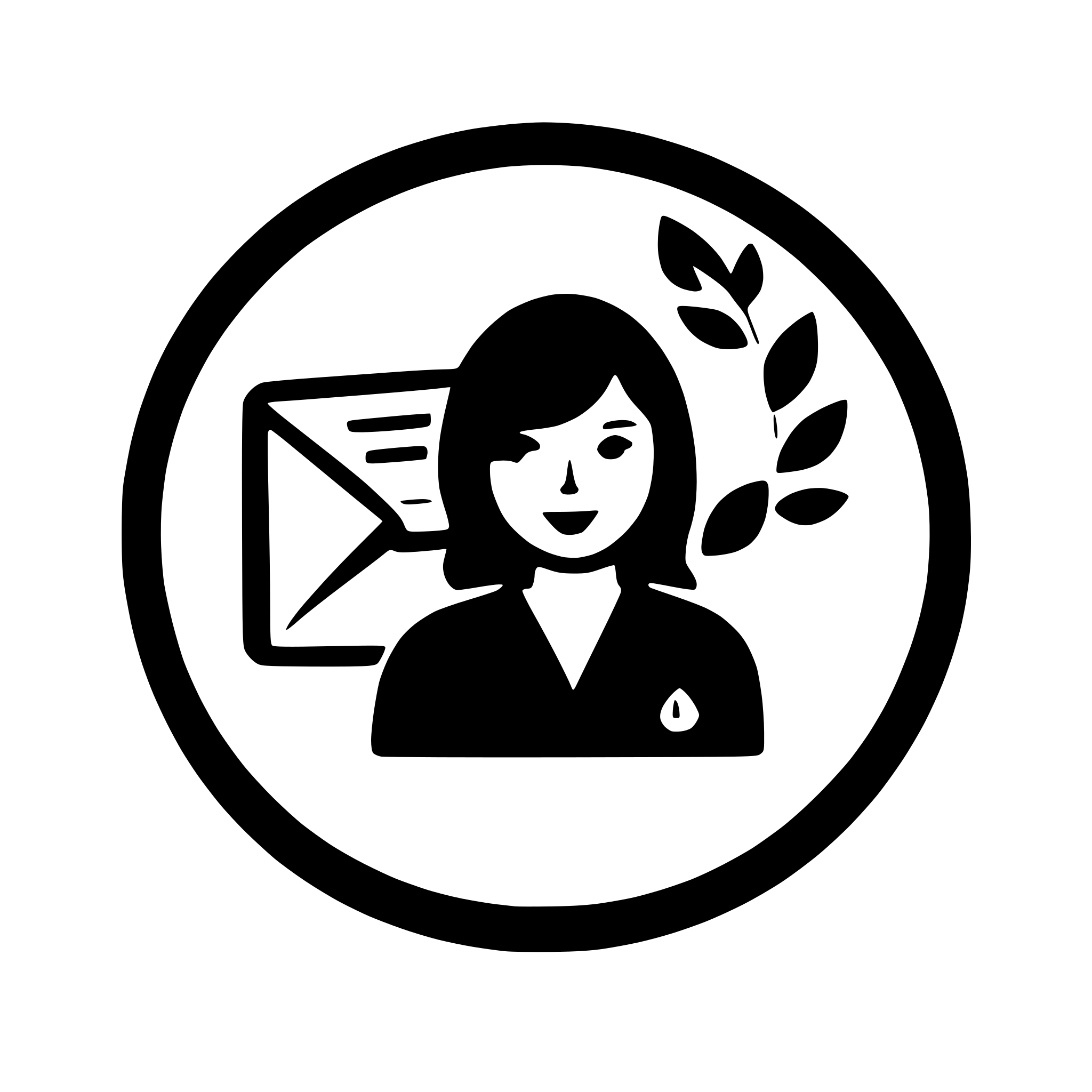 AI-generated SVG of a email