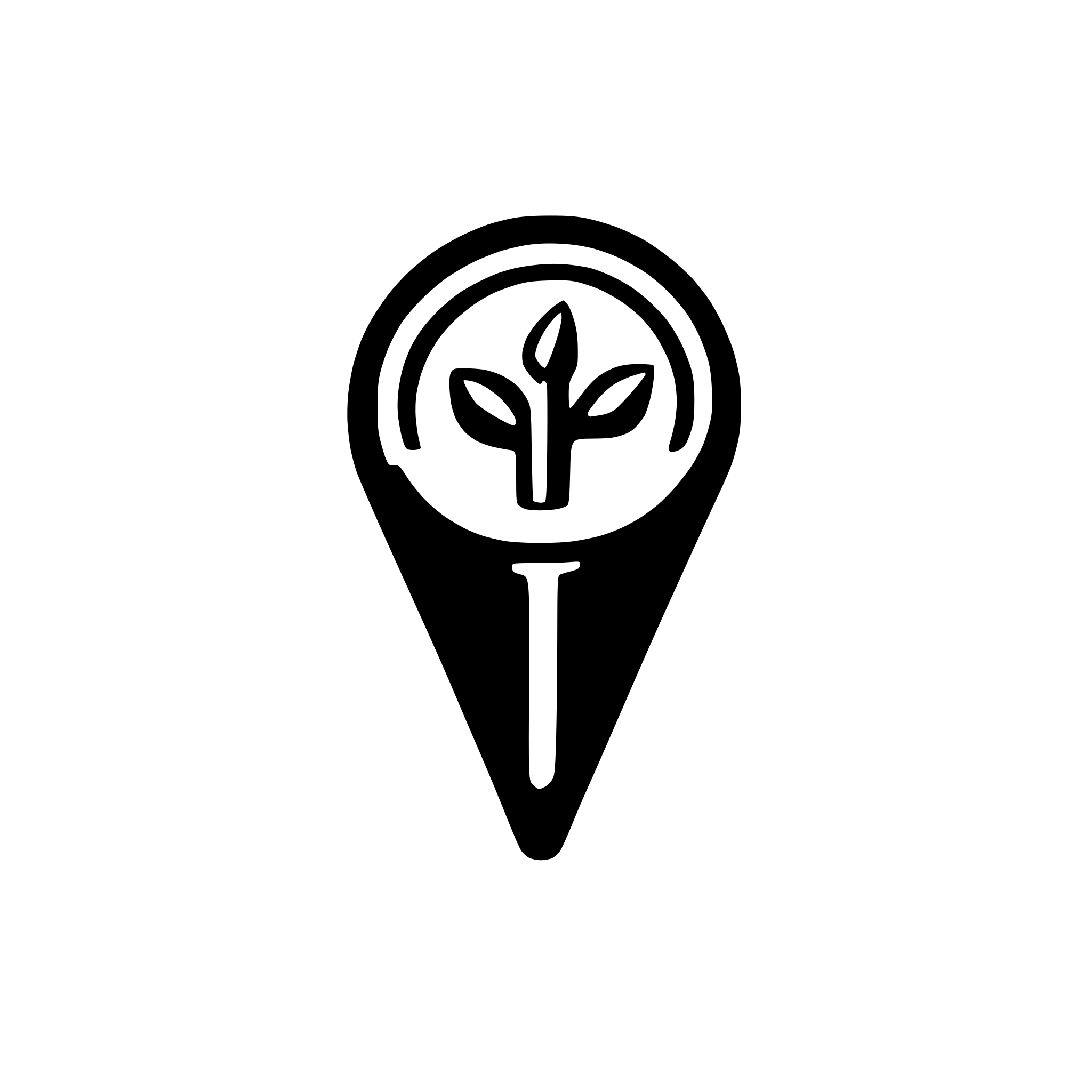 AI-generated SVG of a map marker icon