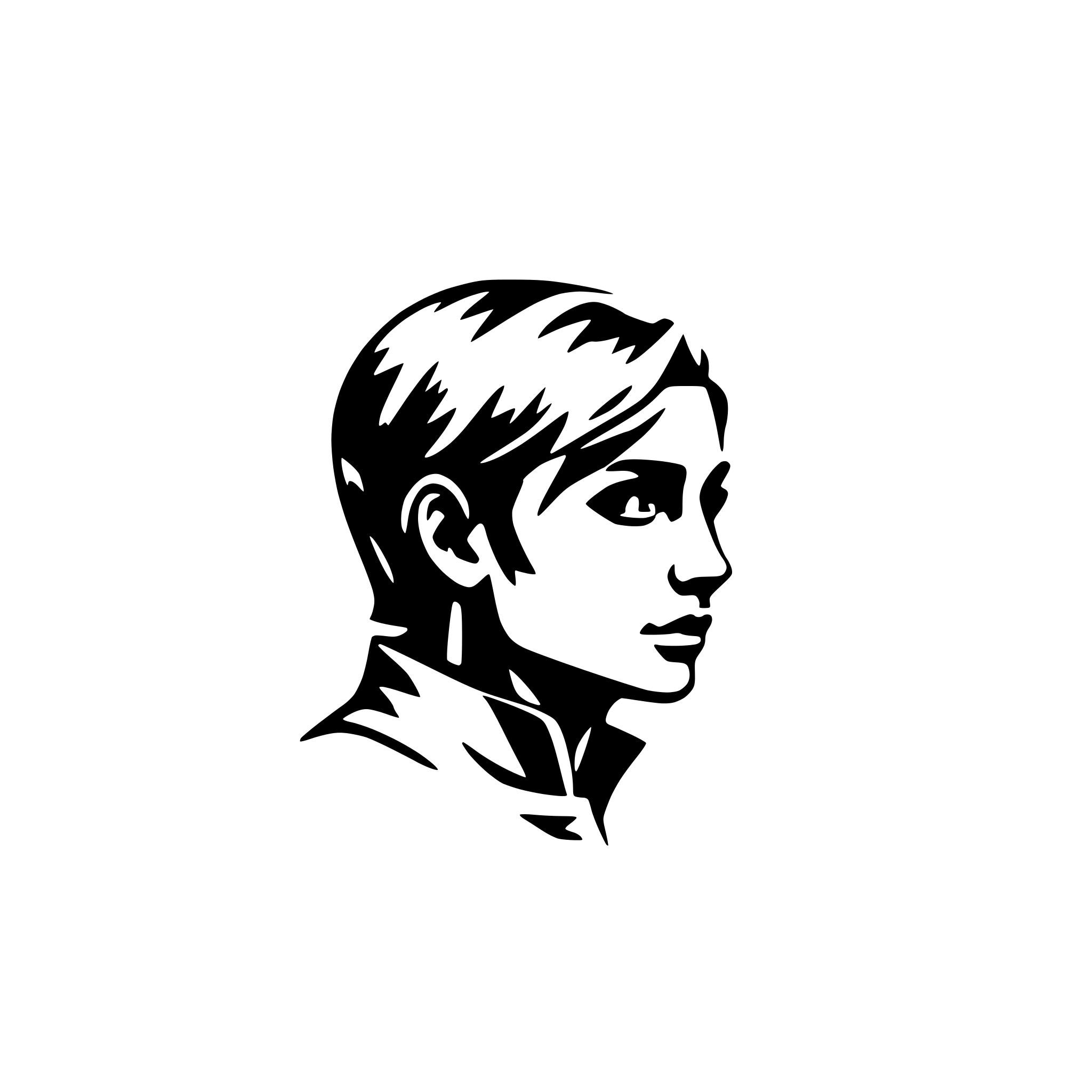 AI-generated SVG of a side view