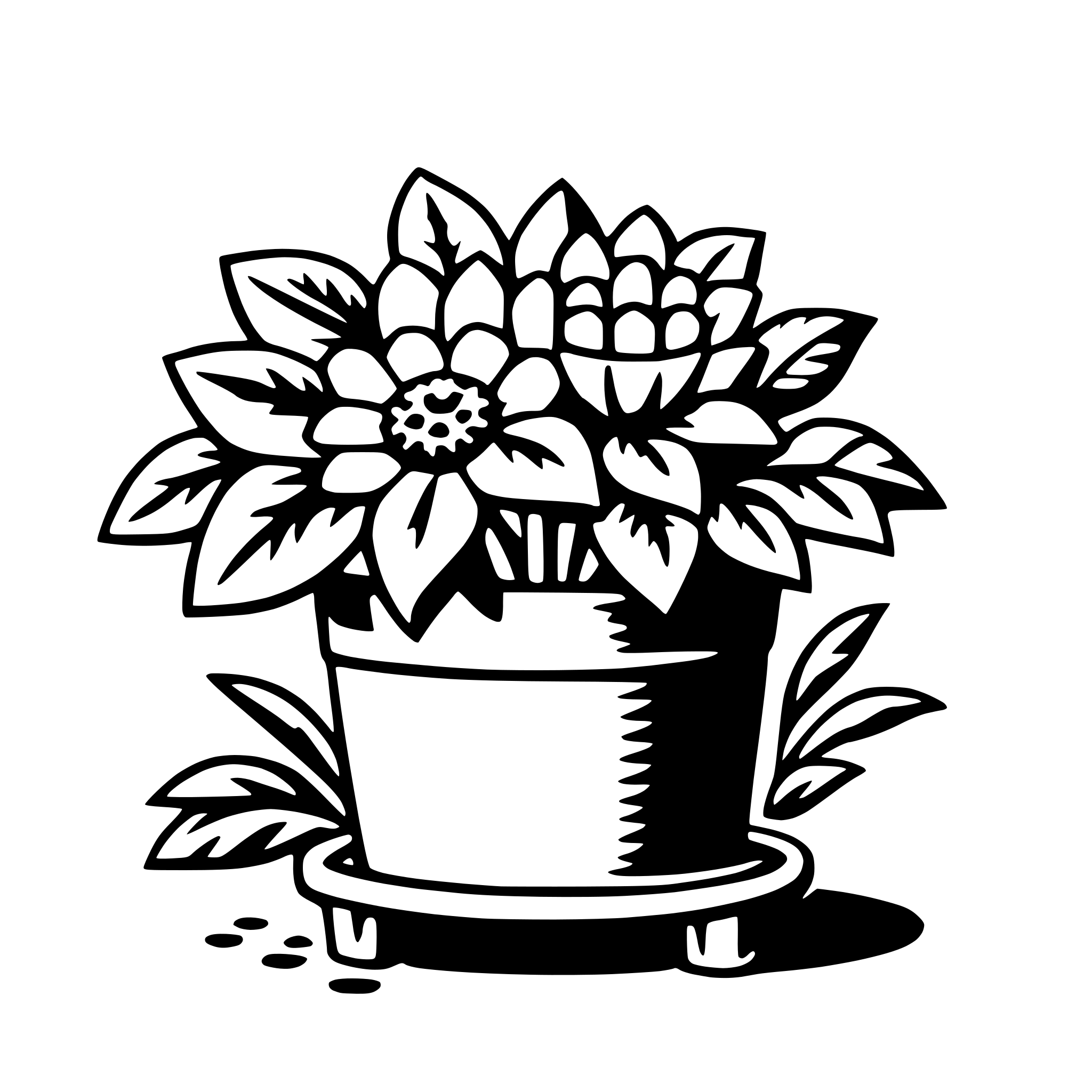 AI-generated SVG of a florist