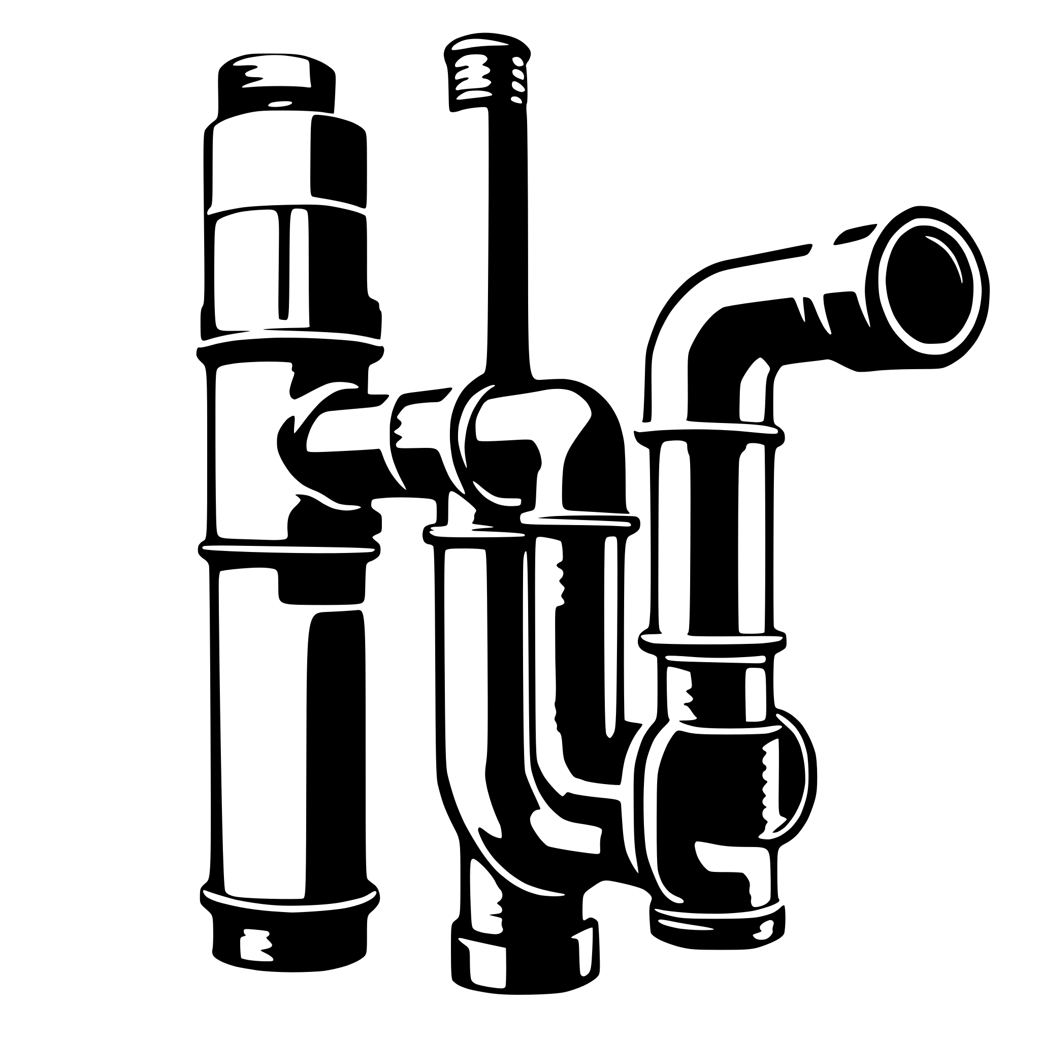 AI-generated SVG of a technical piping diagram showing a heat exchanger with earth pipes
