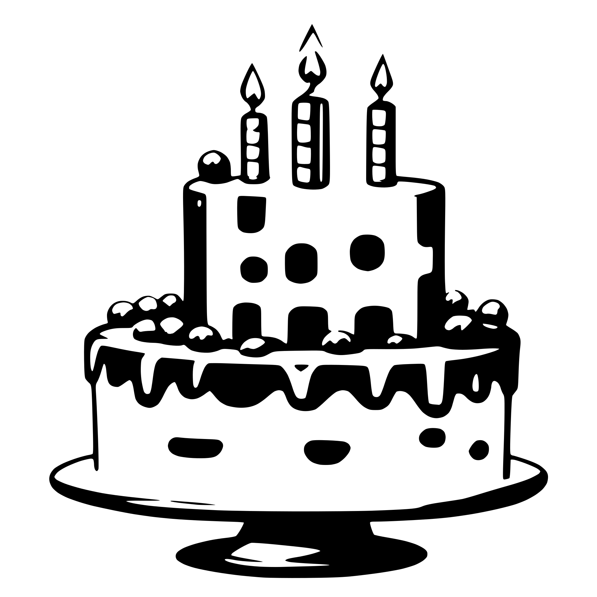 AI-generated SVG of a happy birthday