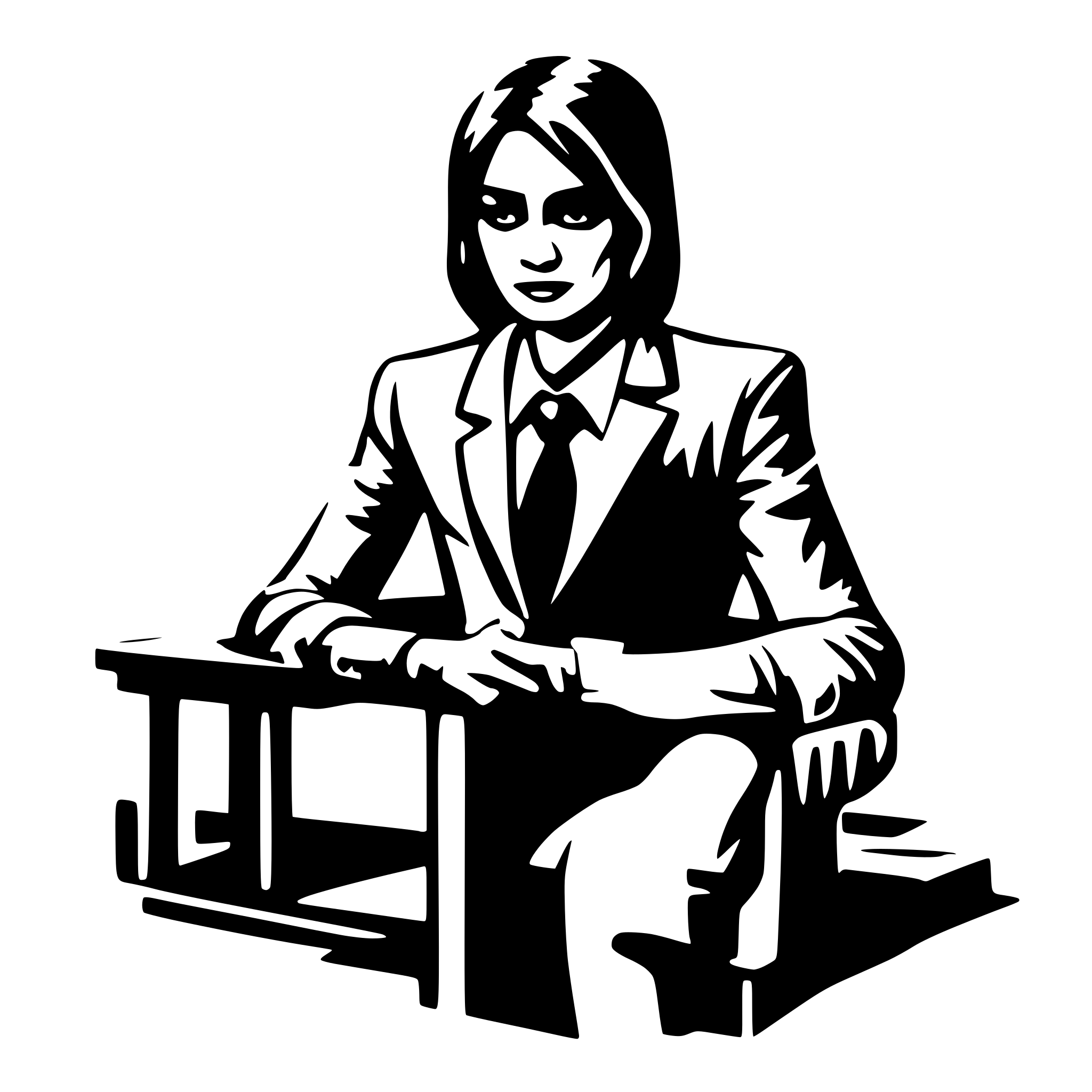 AI-generated SVG of 'advocate for crime victim'