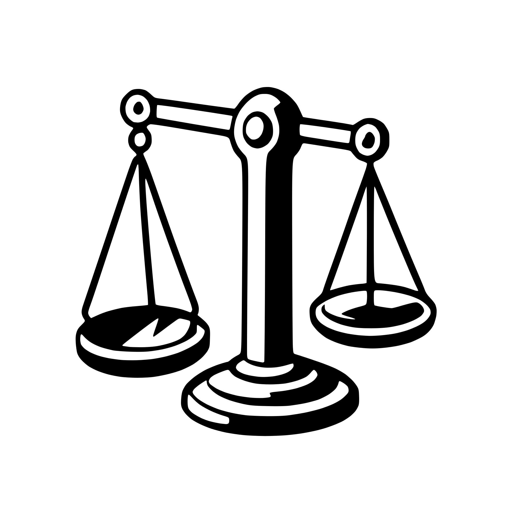 AI-generated SVG of 'scales balancing weights'