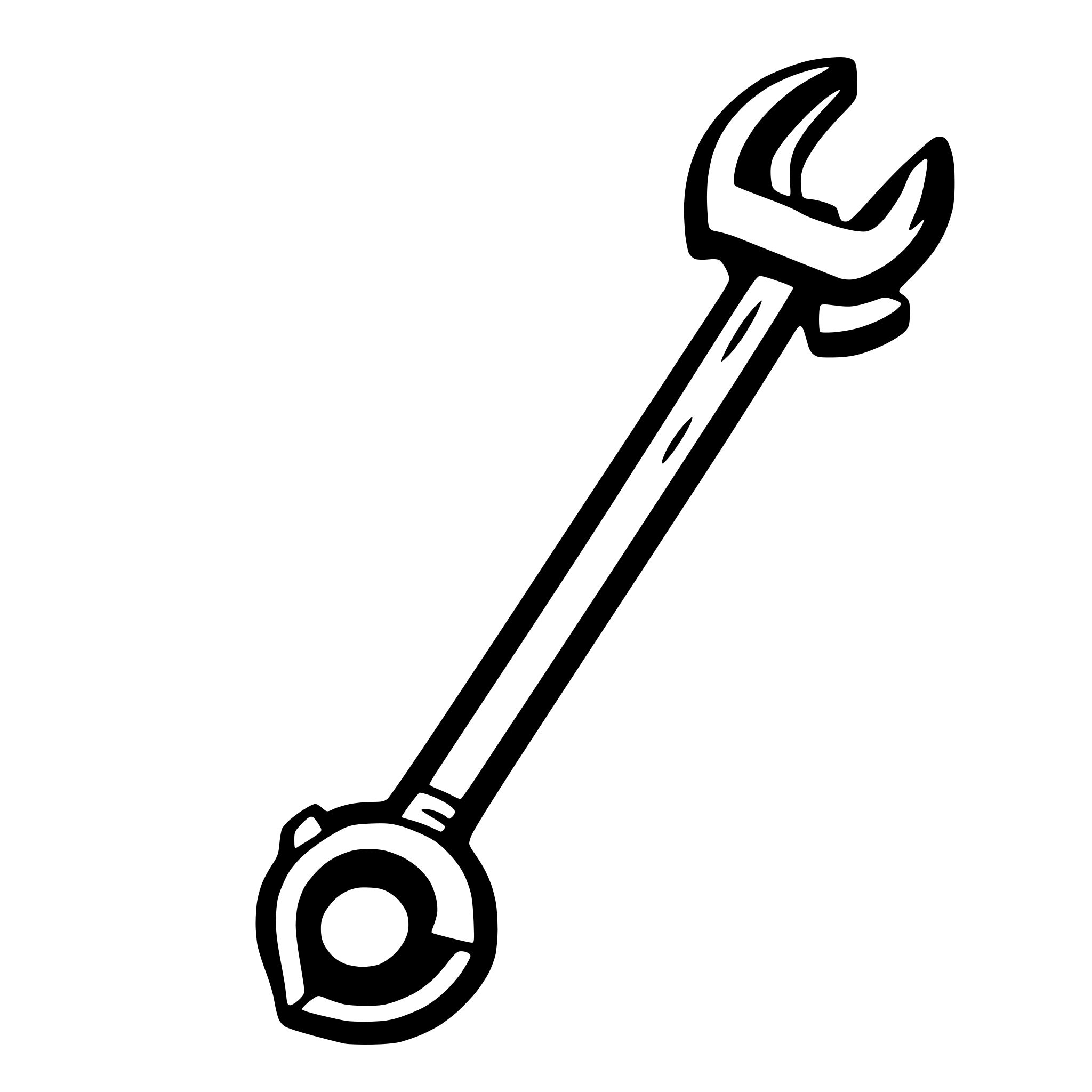 AI-generated SVG of 'wrench'