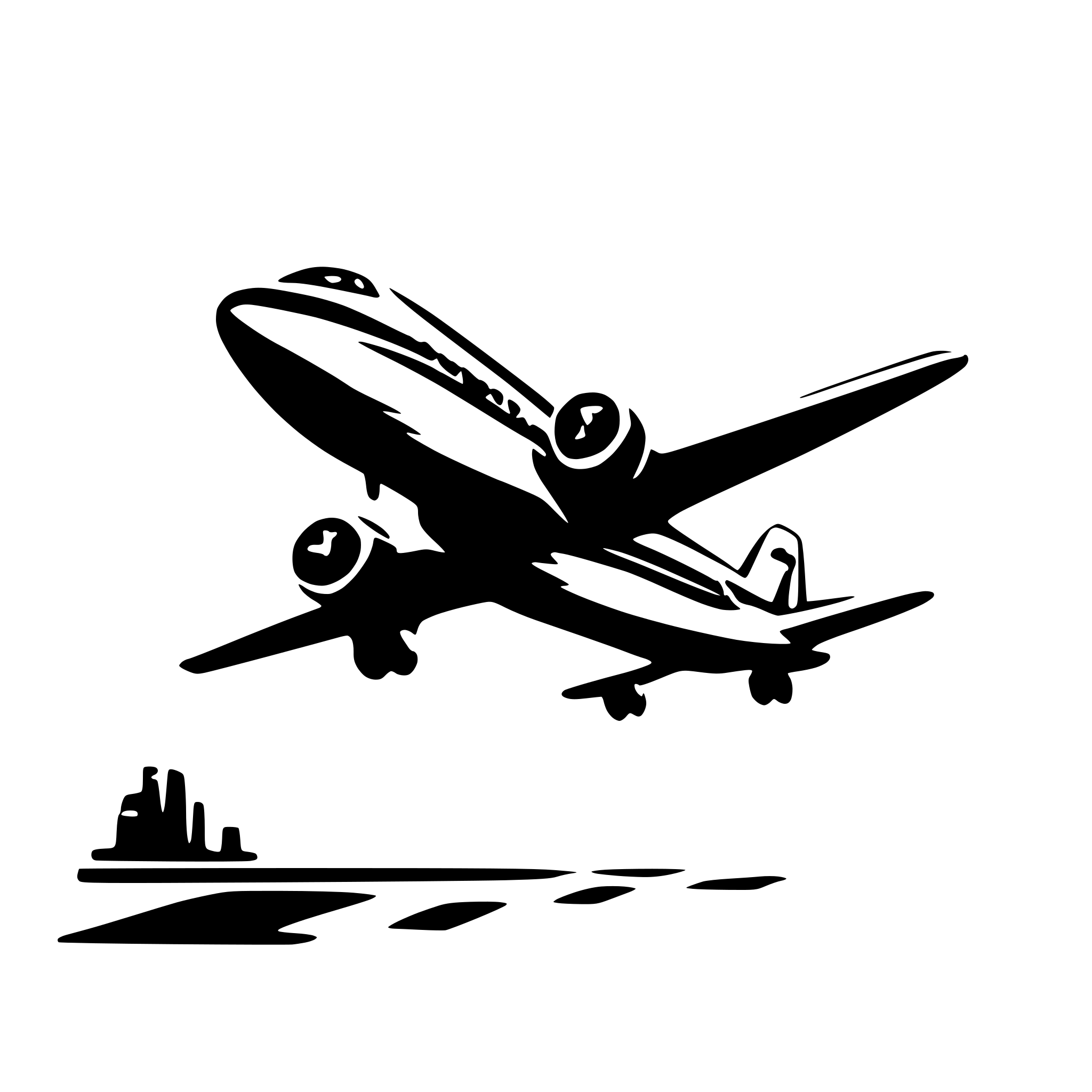 AI-generated SVG of 'airplane traveling in high speed'