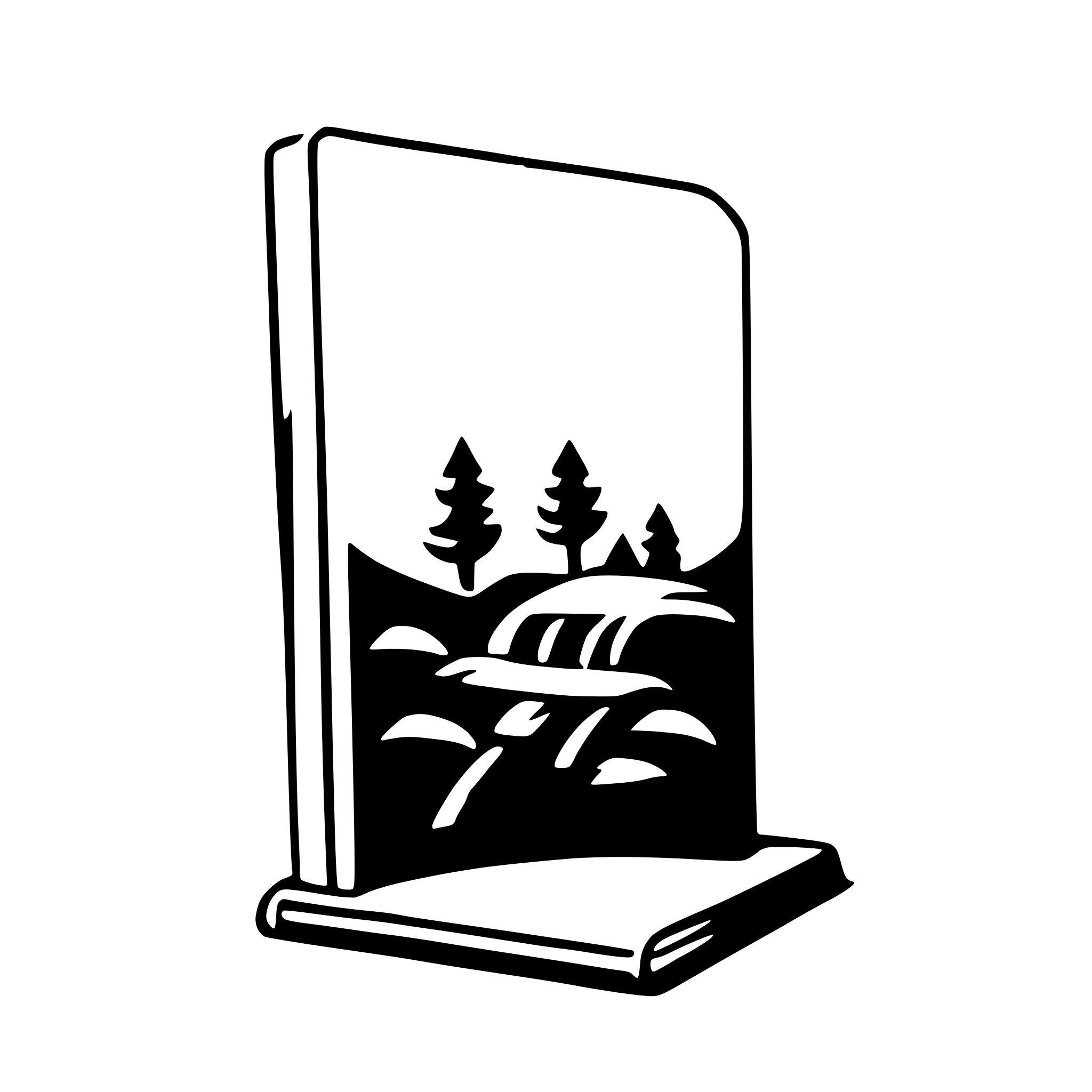 AI-generated SVG of 'magazine'