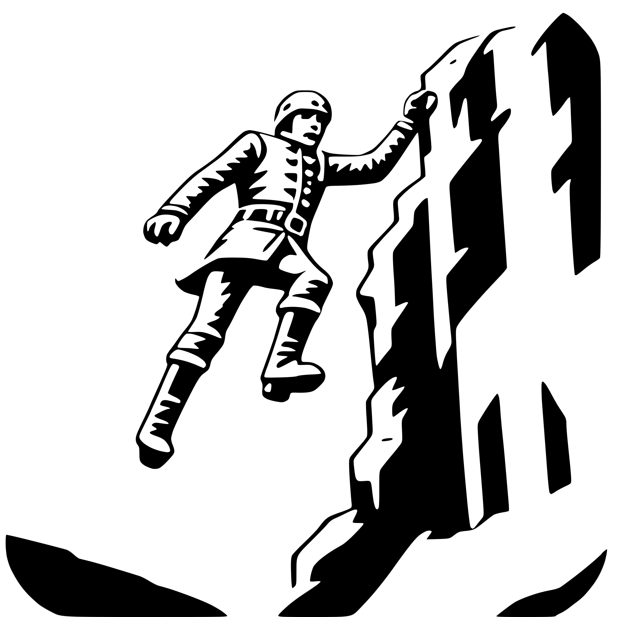 AI-generated SVG of a ice climbing glacier