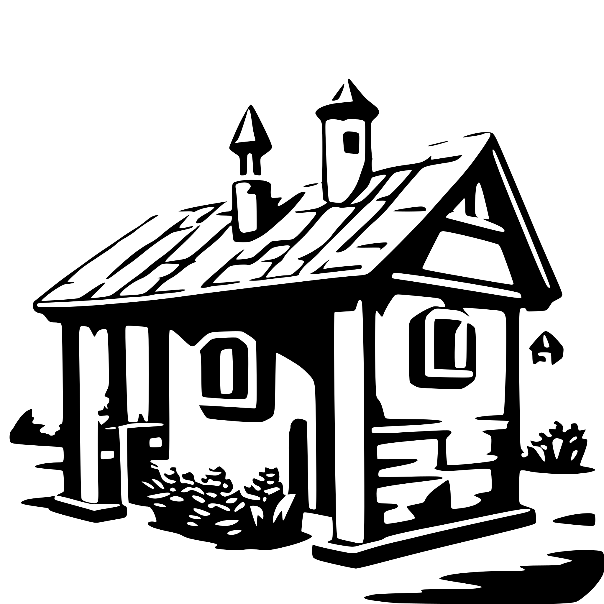 AI-generated SVG of a galician horreo