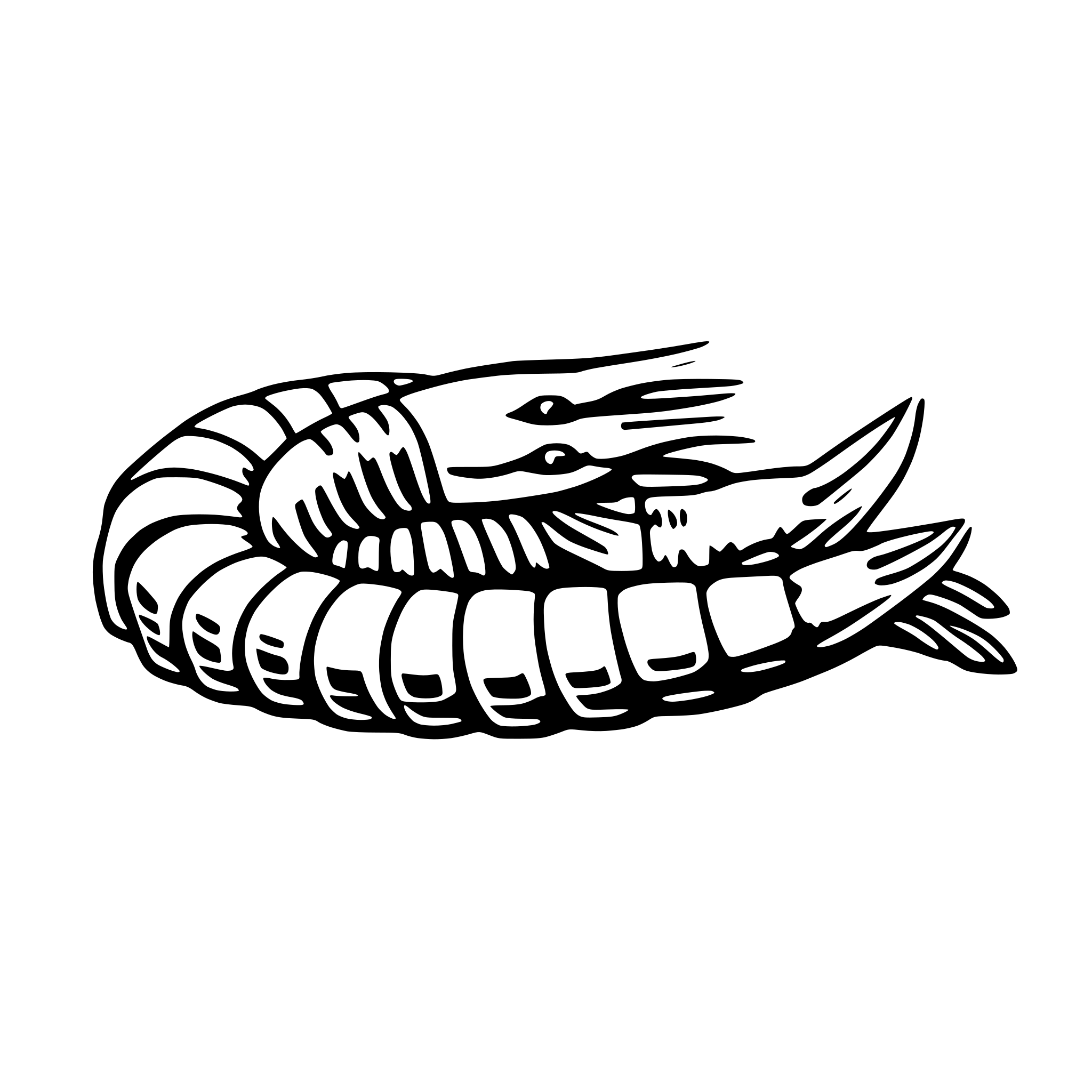 AI-generated SVG of a shrimp AI