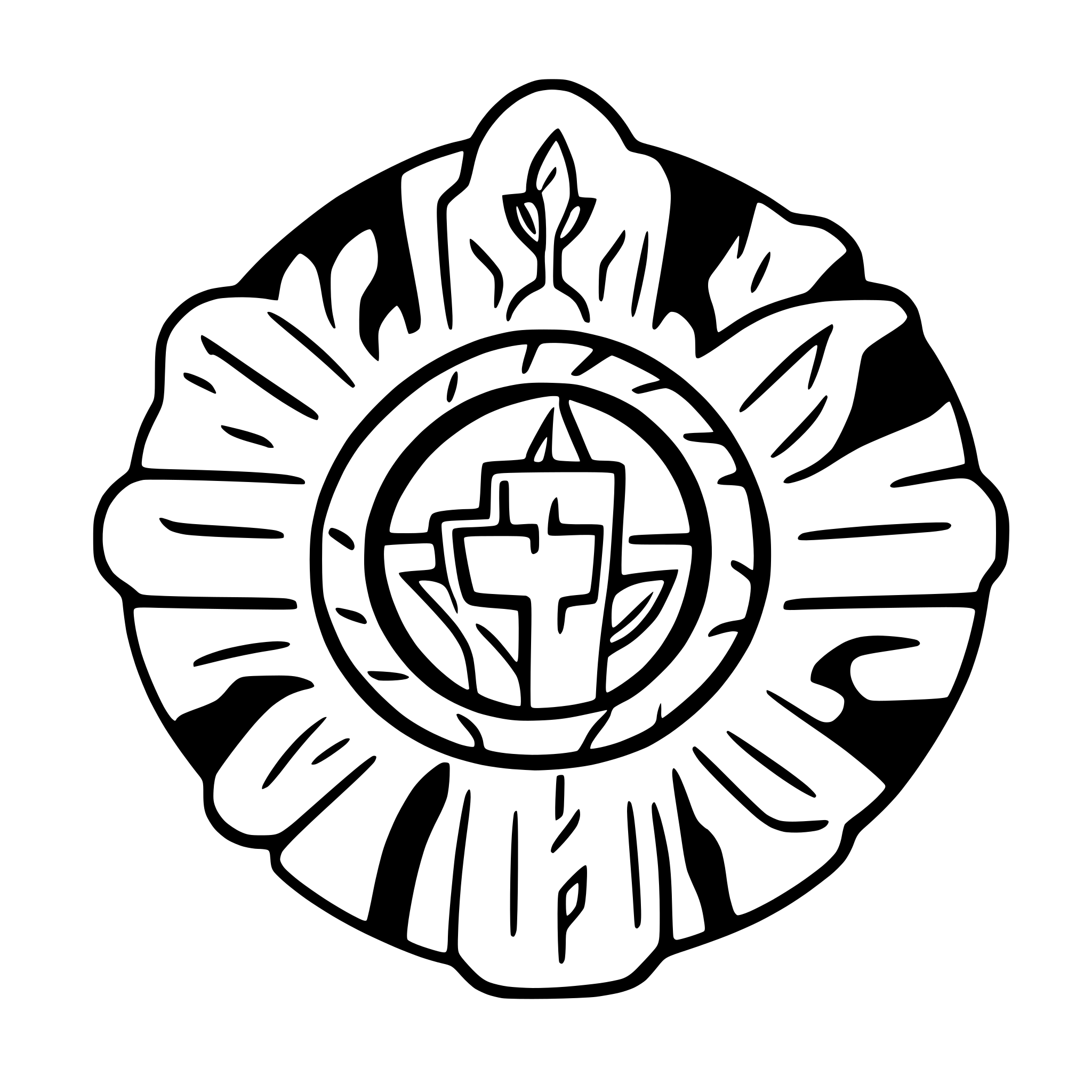 AI-generated SVG of a sacred heart of Jesus