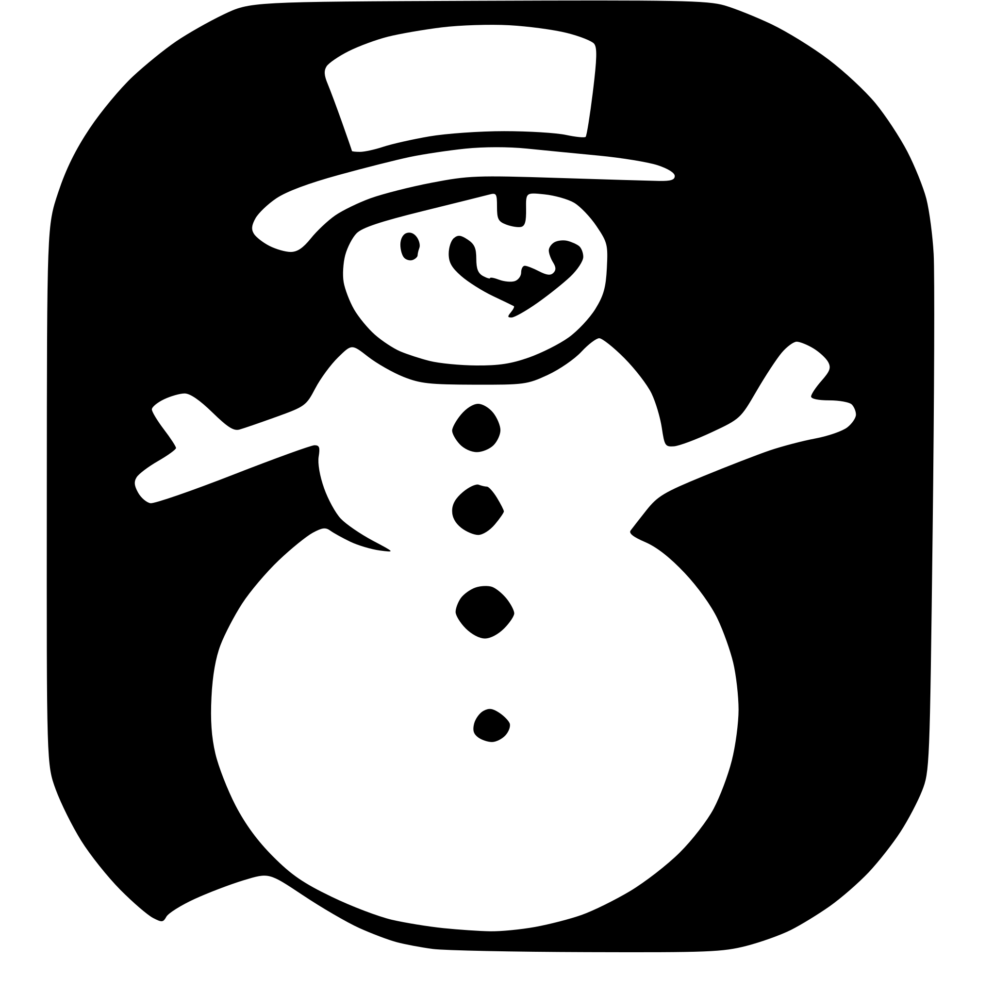 AI-generated SVG of a snowman in a christmas cao