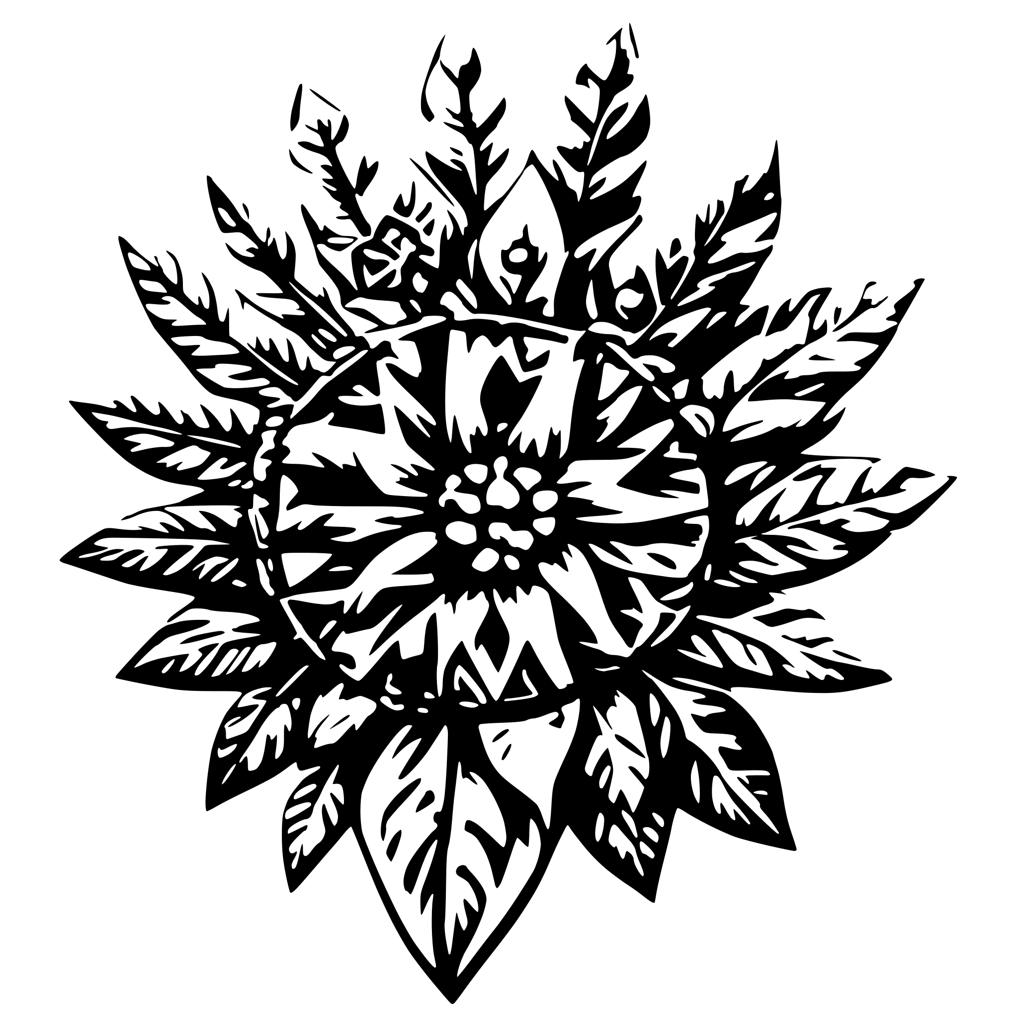 AI-generated SVG of a christmas
