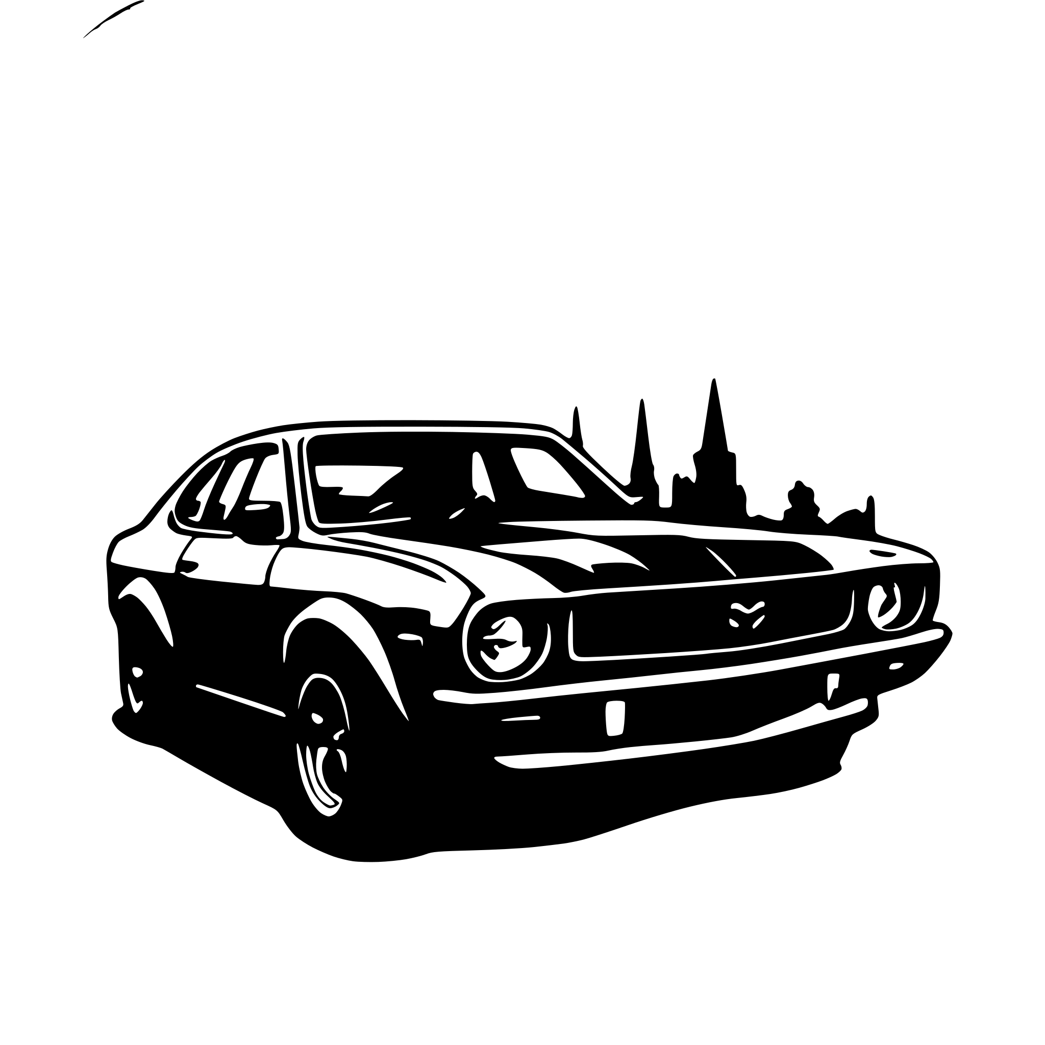 AI-generated SVG of 'mazda rx3'
