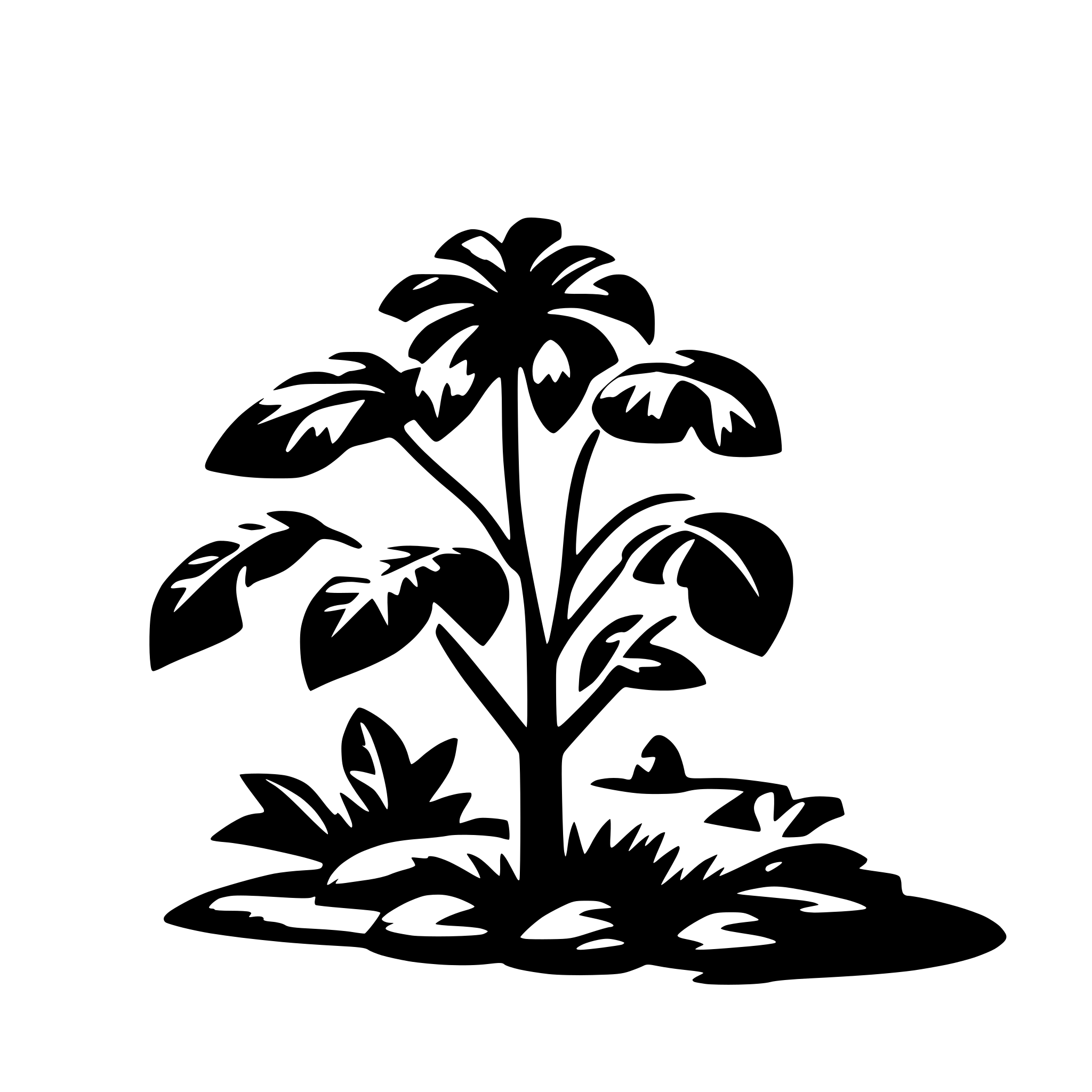 AI-generated SVG of 'black and white'