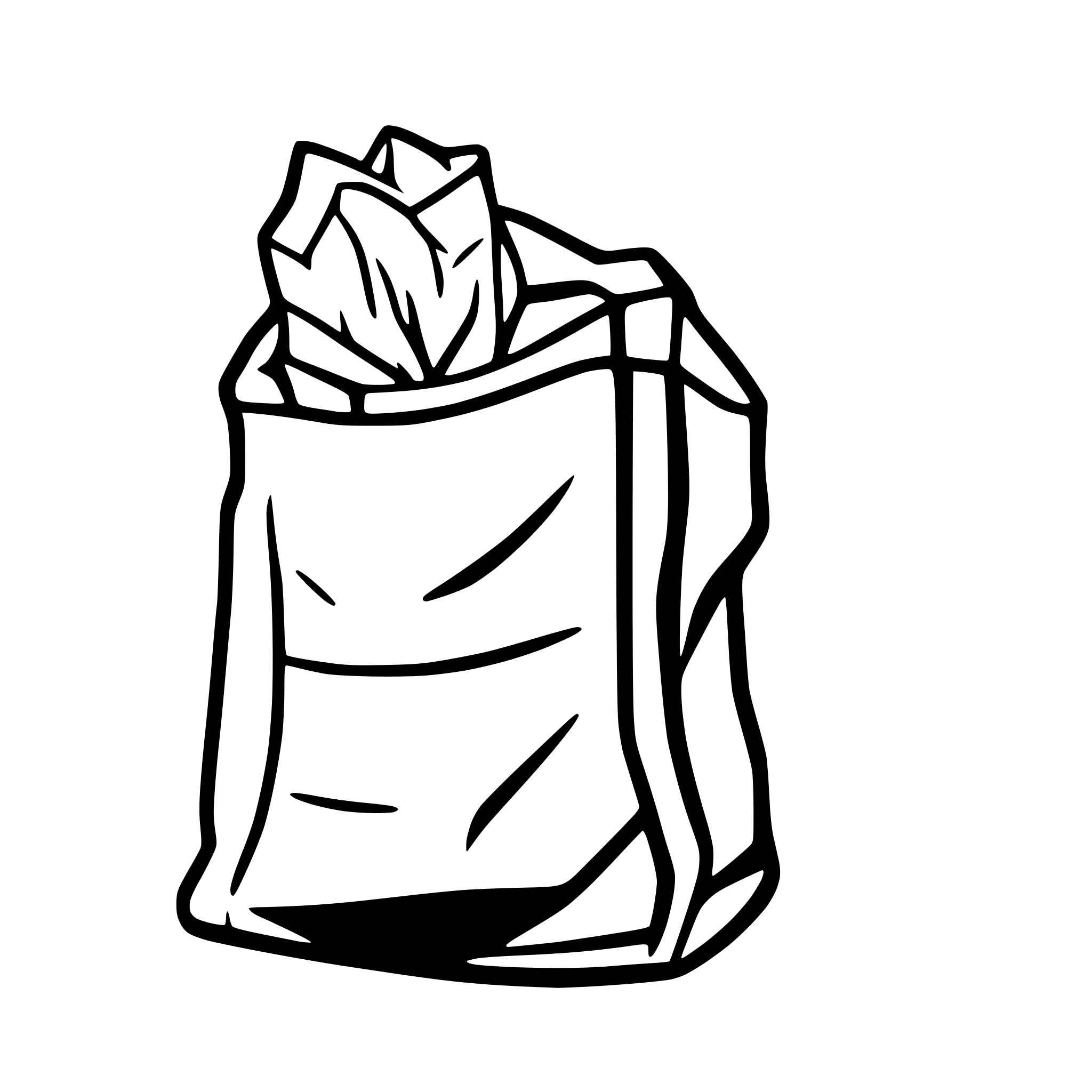AI-generated SVG of a garbage bag