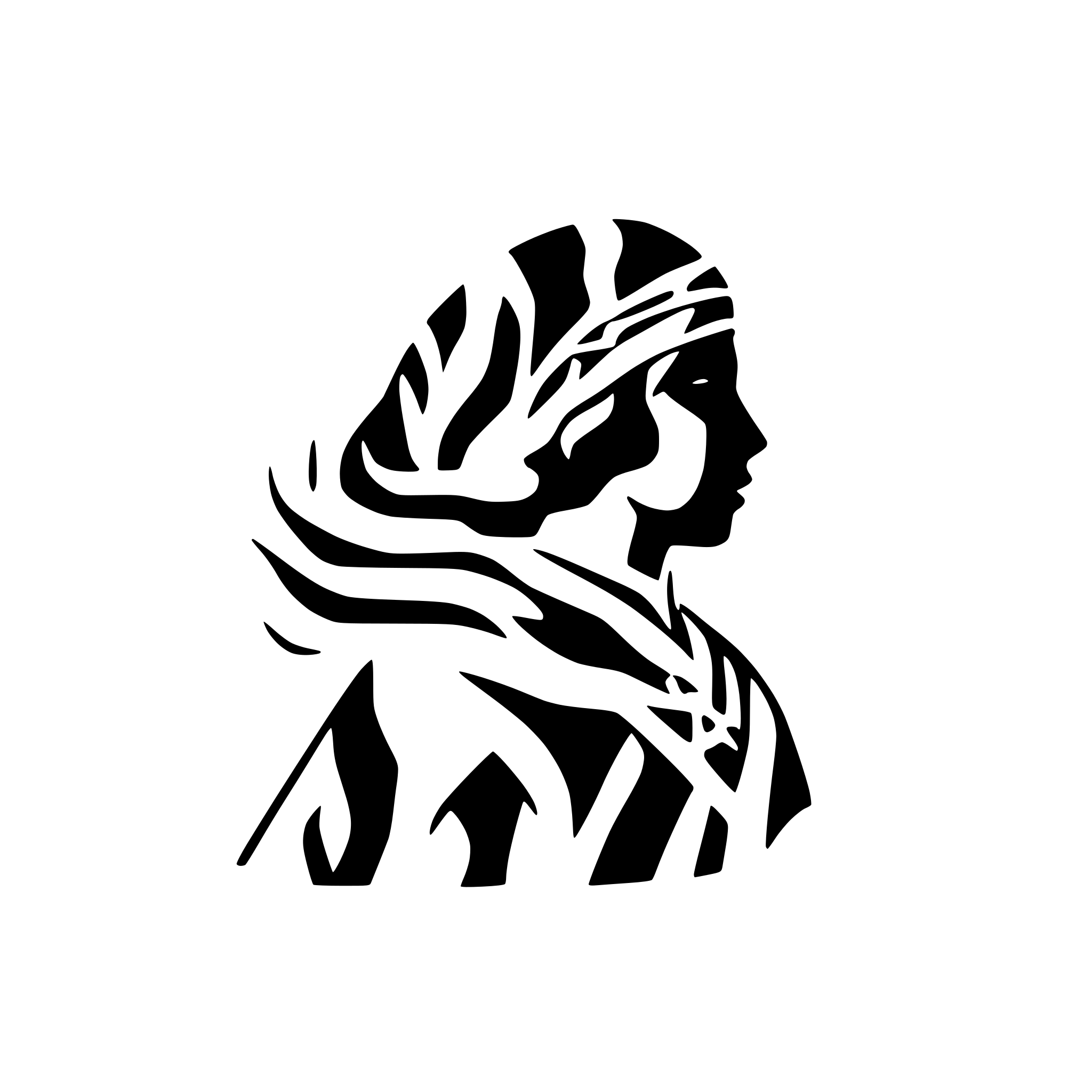 AI-generated SVG of a Pashtun Warrior