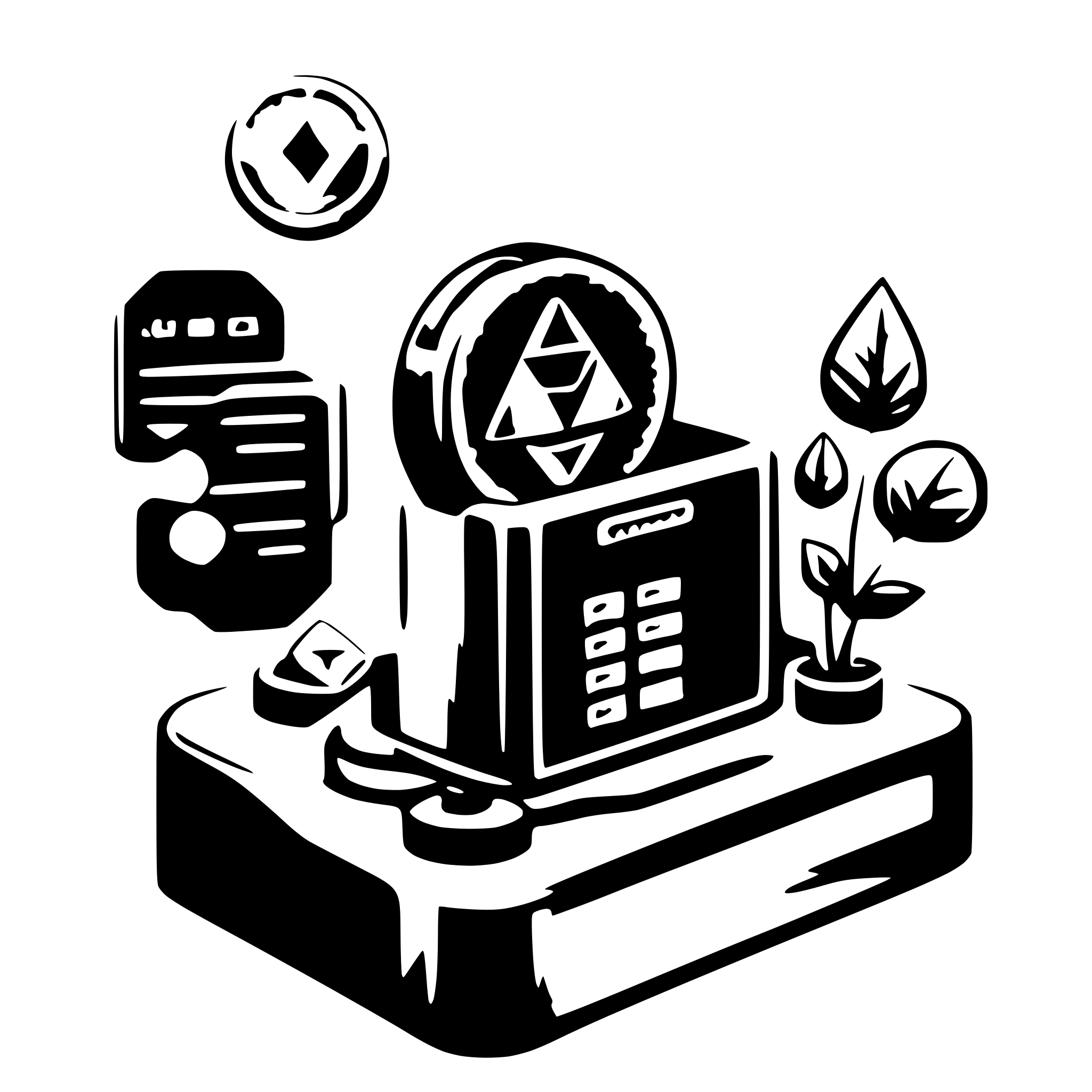 AI-generated SVG of 'crypto payments'