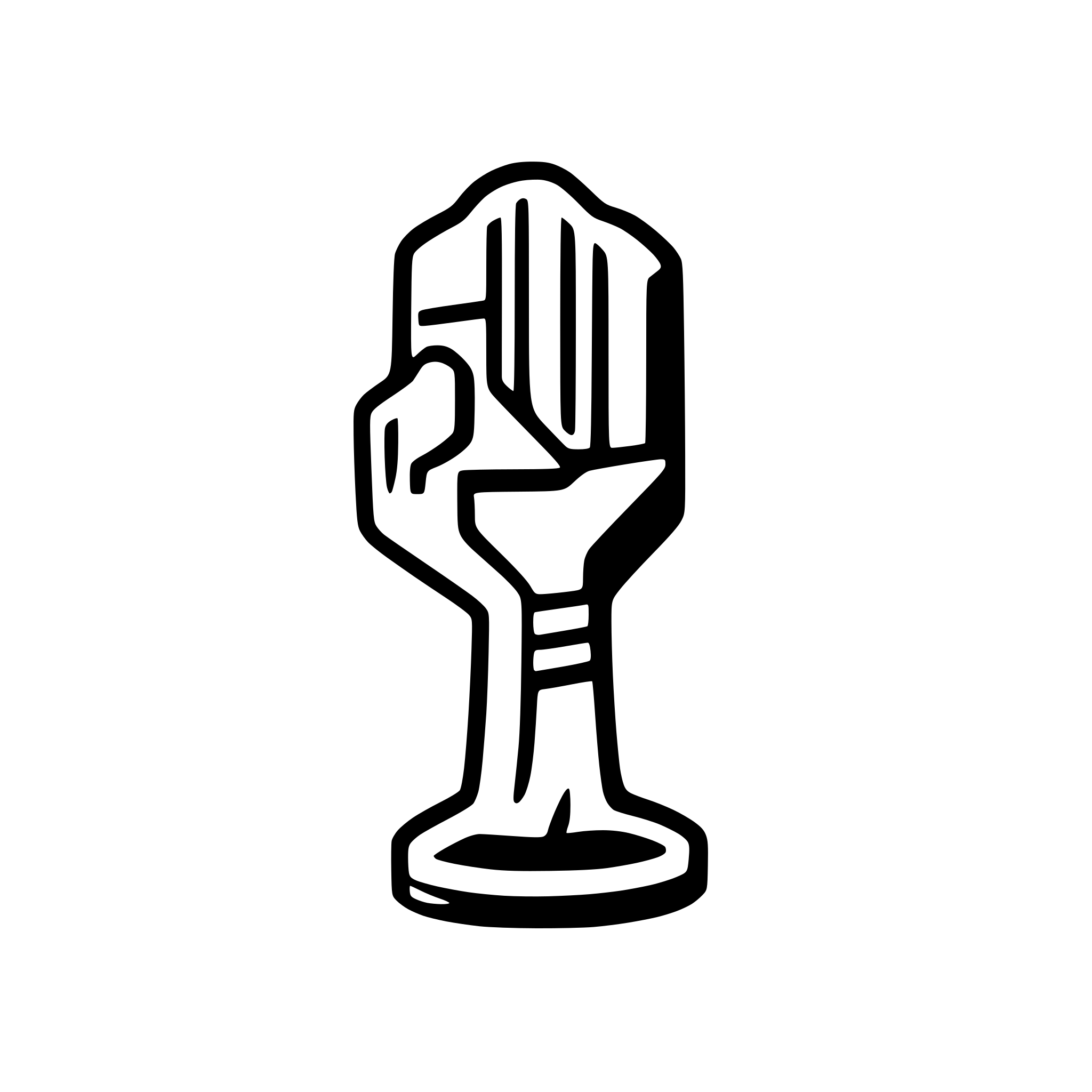 AI-generated SVG of 'black and white mass relay (from mass effect) icon with white outline'