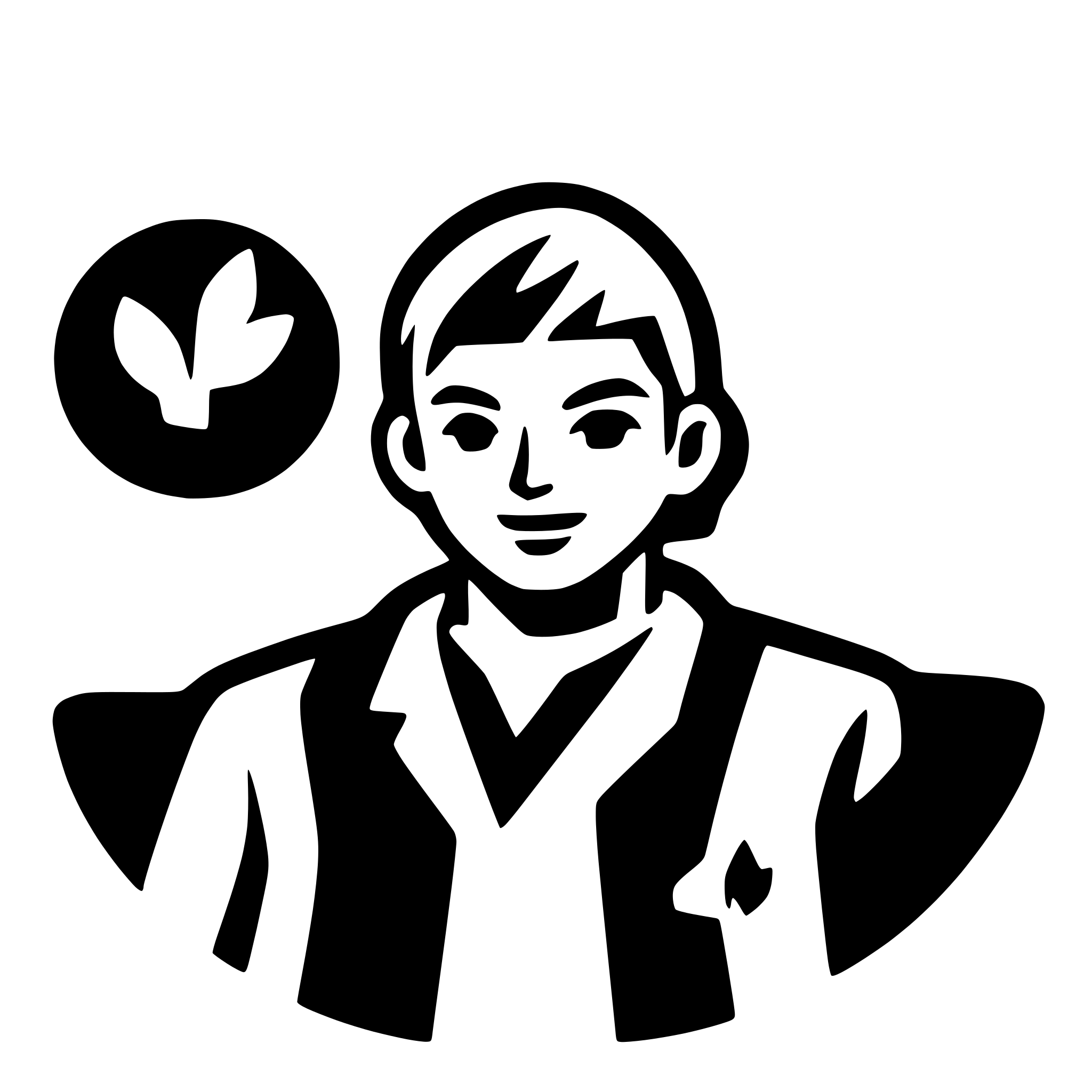 AI-generated SVG of a male icon