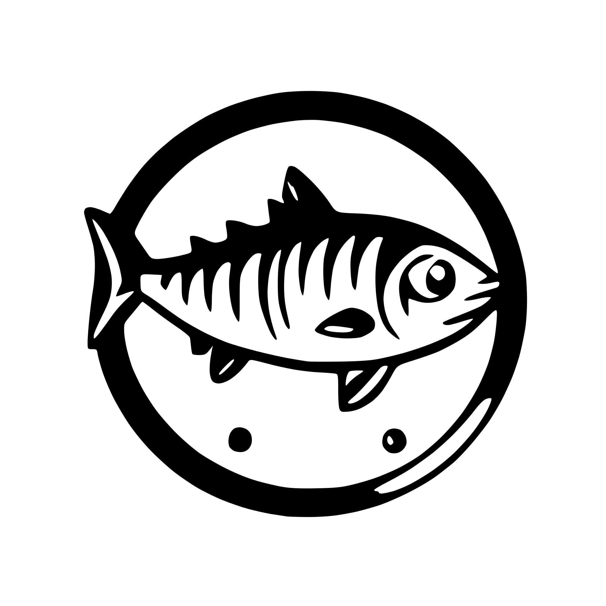 AI-generated SVG of a abundance of fish and seafood