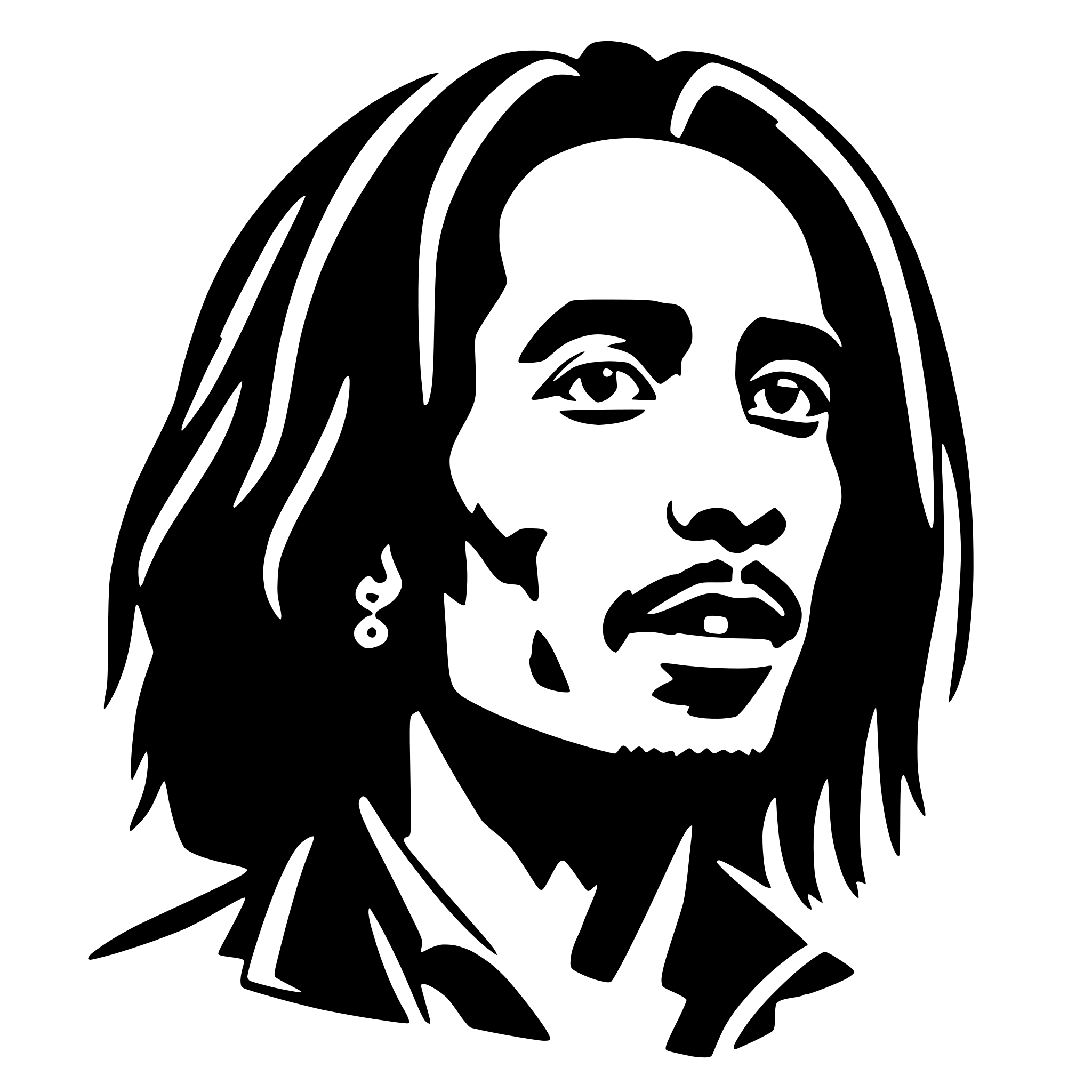 AI-generated SVG of 'bob marley'