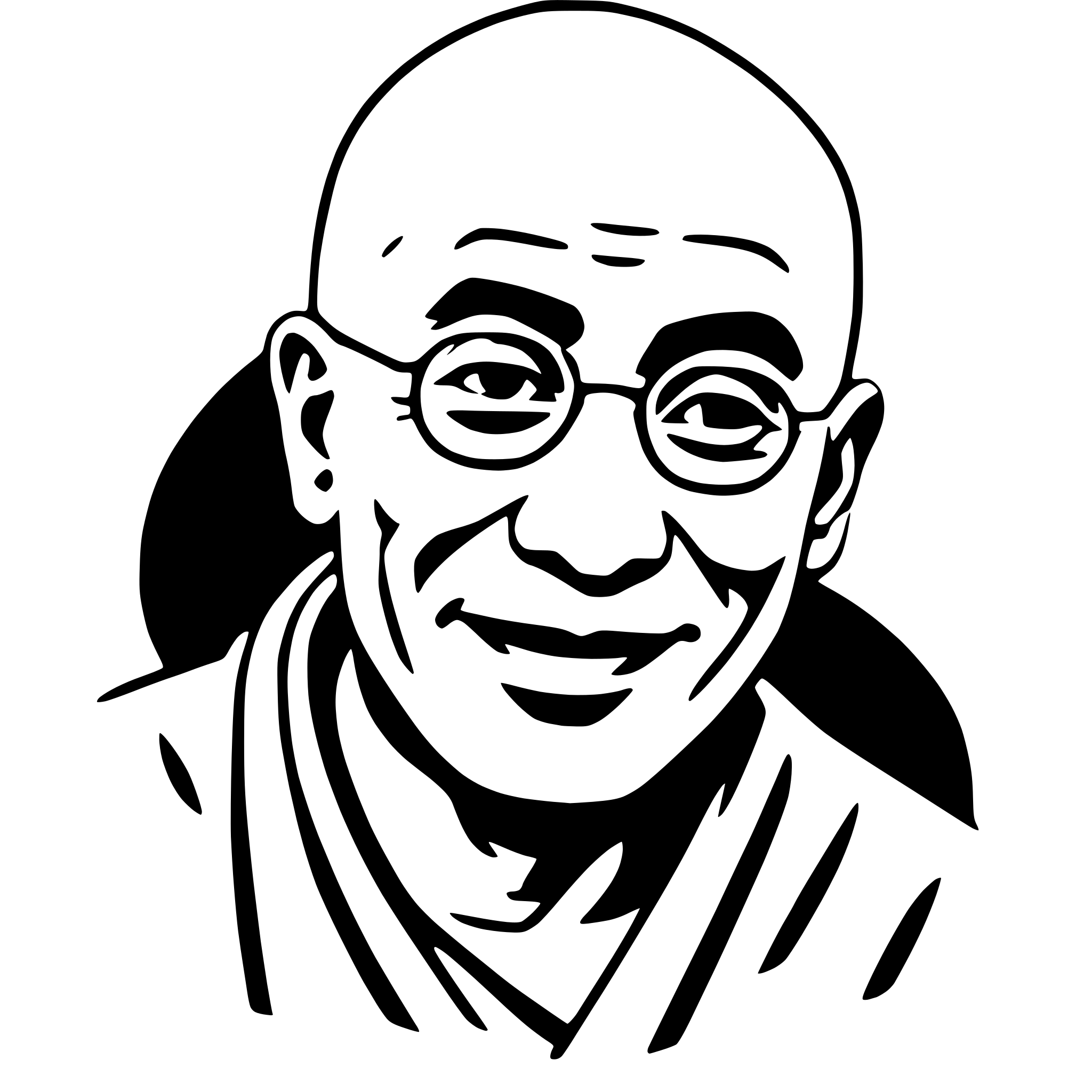 AI-generated SVG of 'dalai lama'