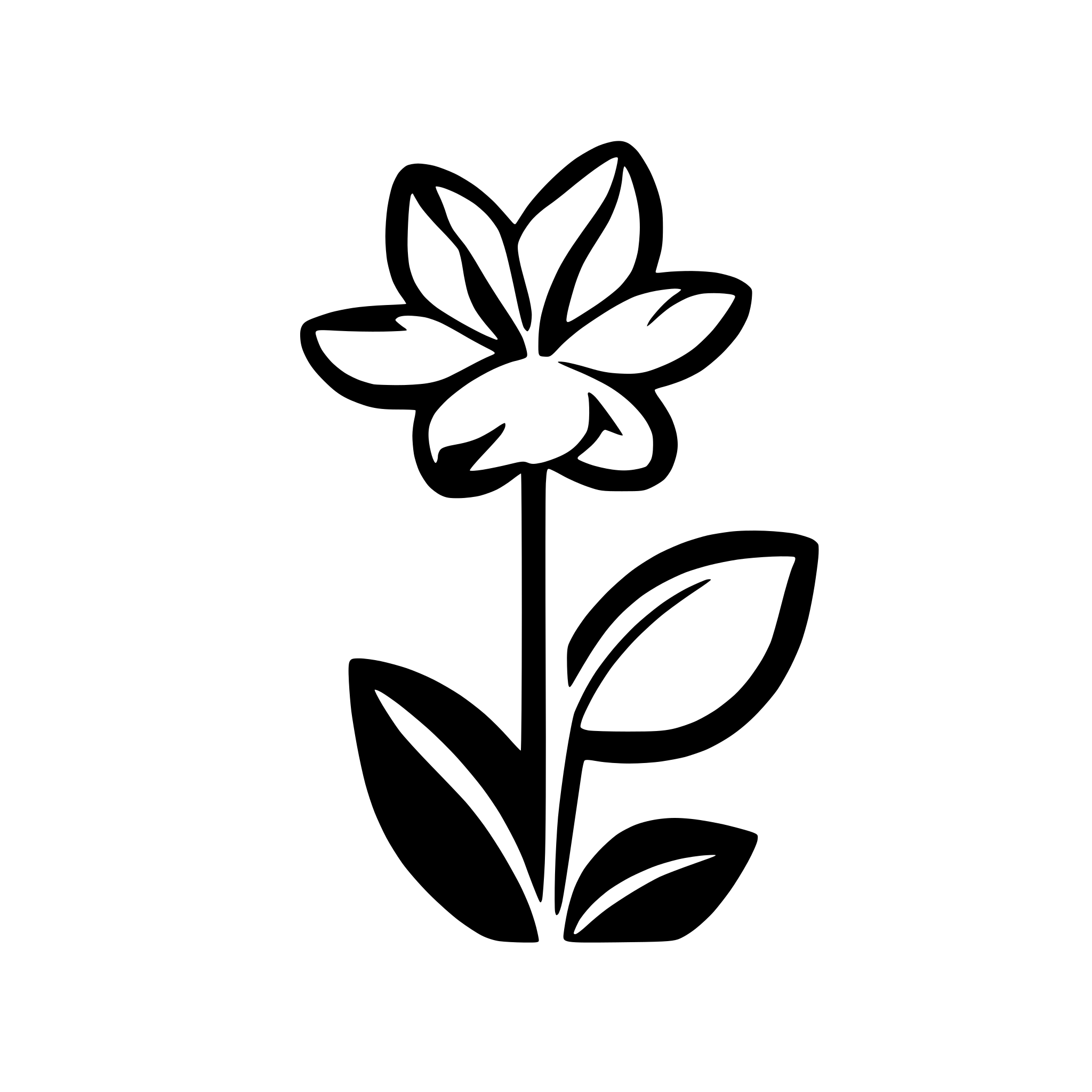 AI-generated SVG of 'orchid flower siluet icon'