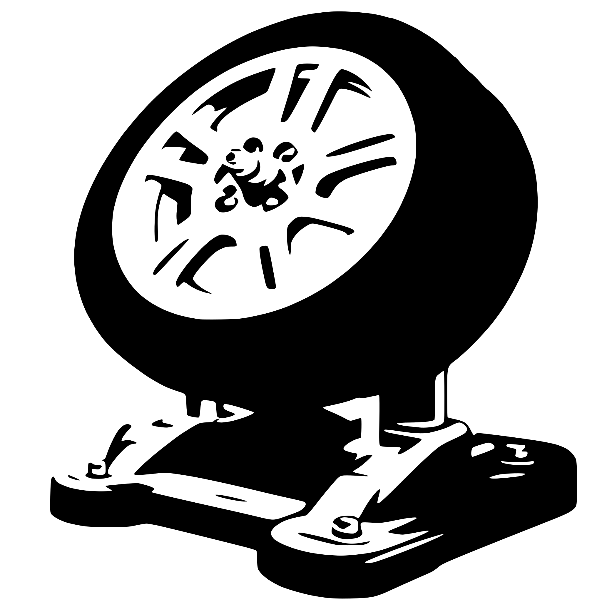 AI-generated SVG of a direct drive wheel base