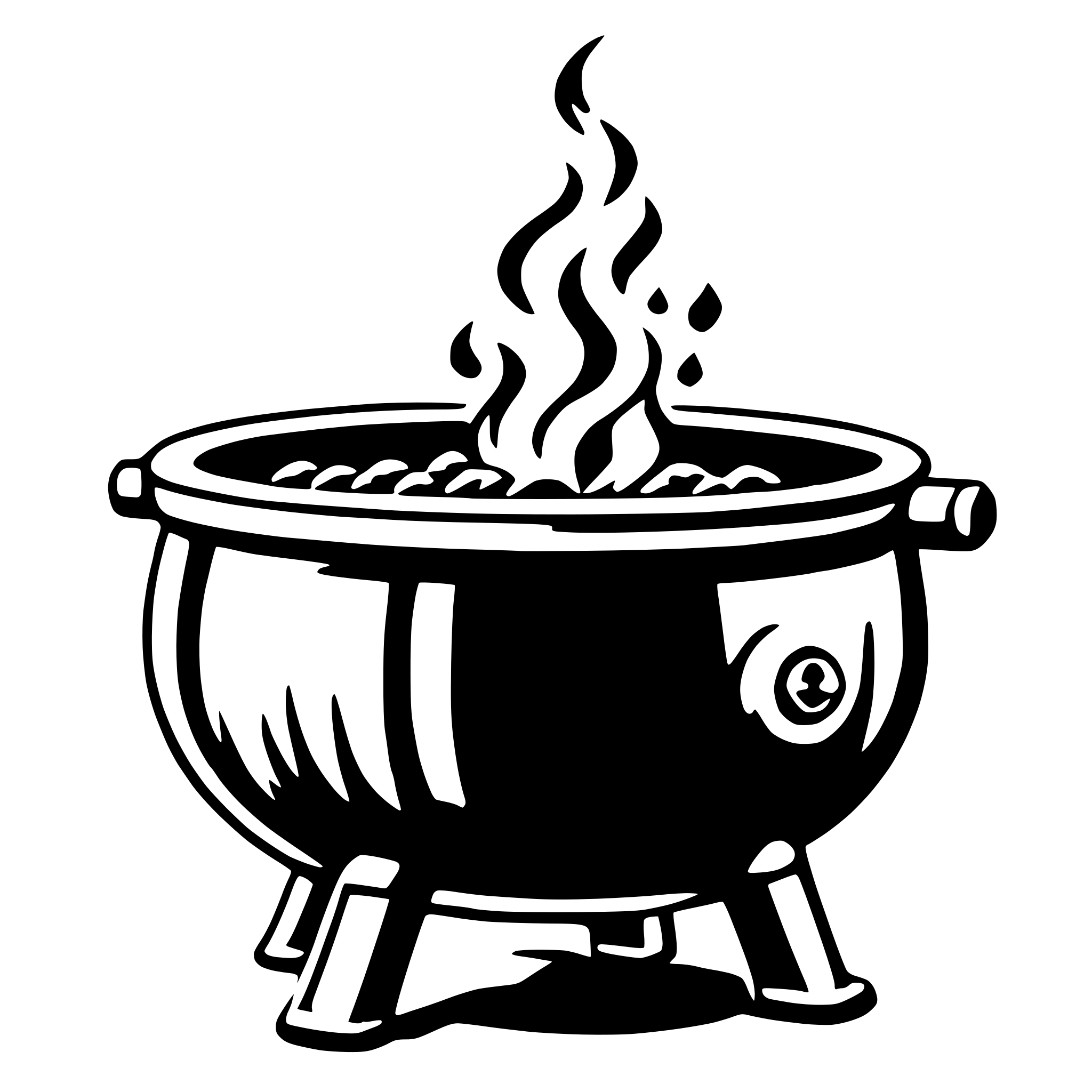 AI-generated SVG of 'cauldron'