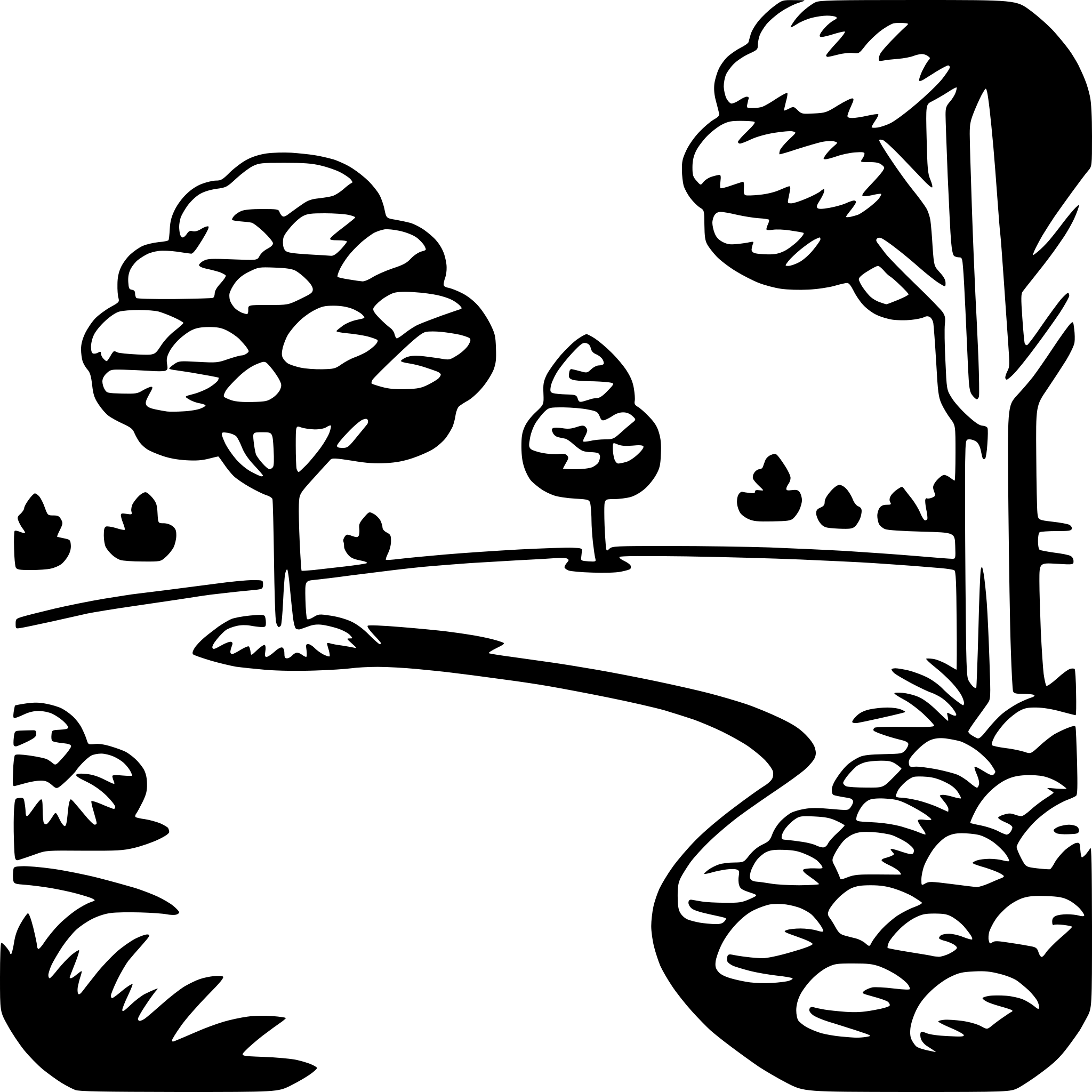 AI-generated SVG of a romantic garden