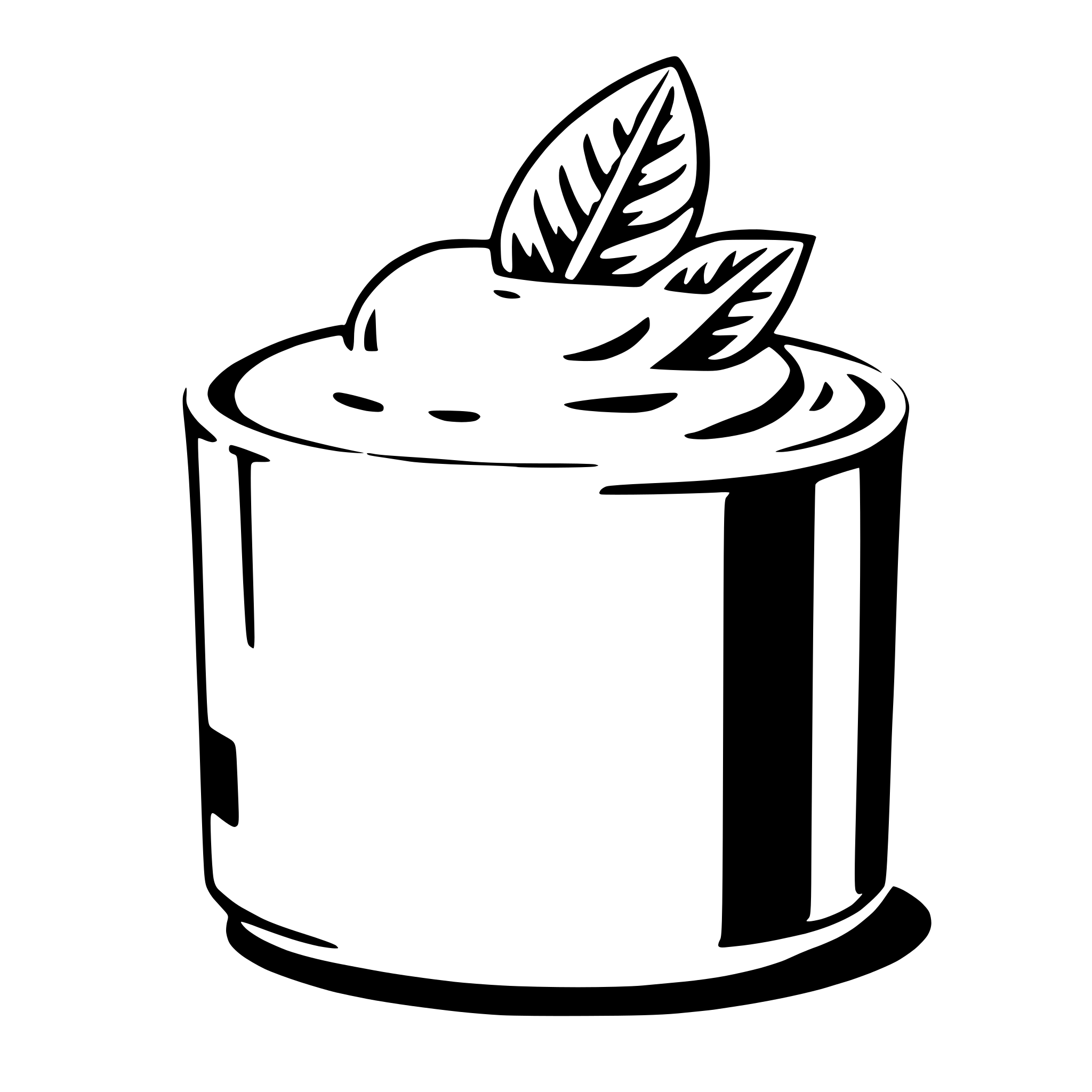AI-generated SVG of a cream
