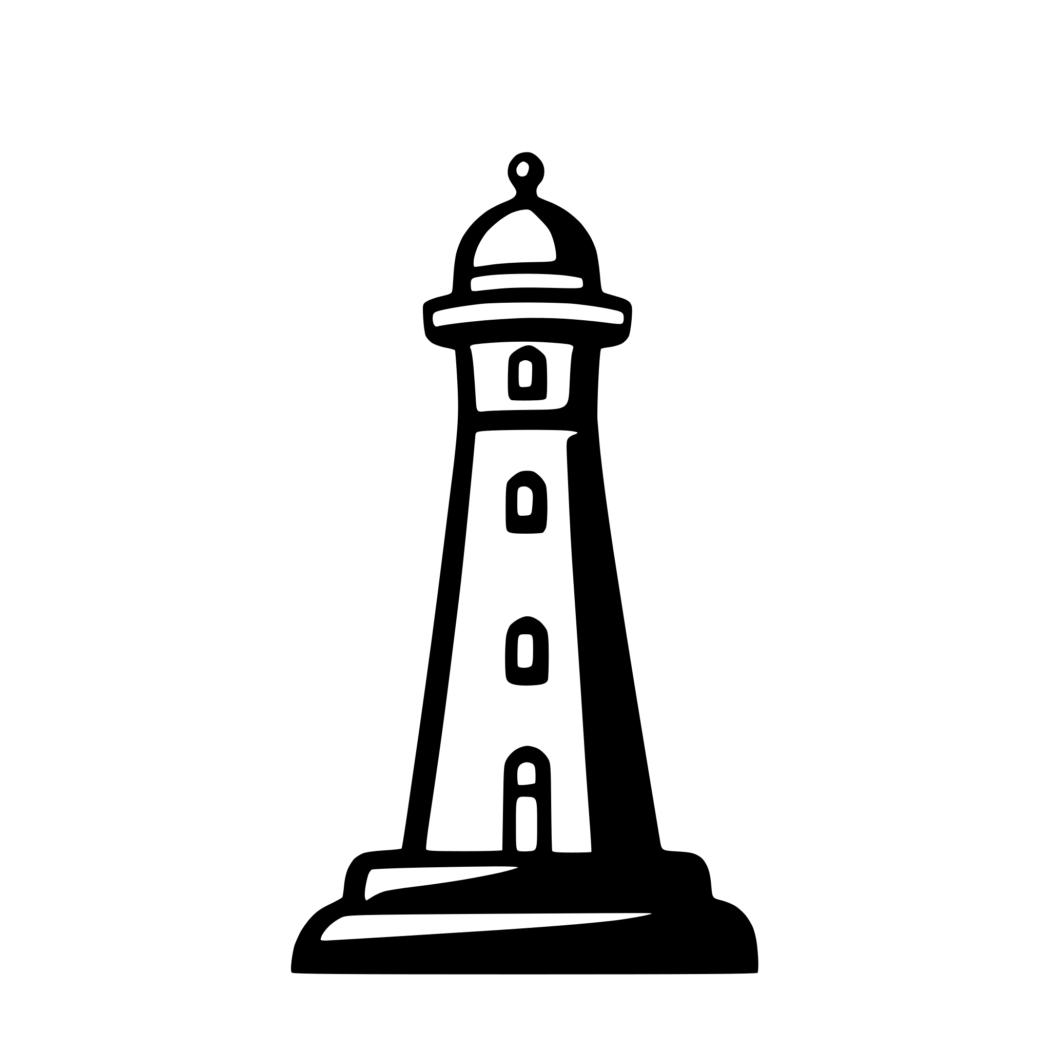 AI-generated SVG of a minimalist detail lighthouse icon for website logo AI-generated SVG of a minimalist detail lighthouse icon for website logo