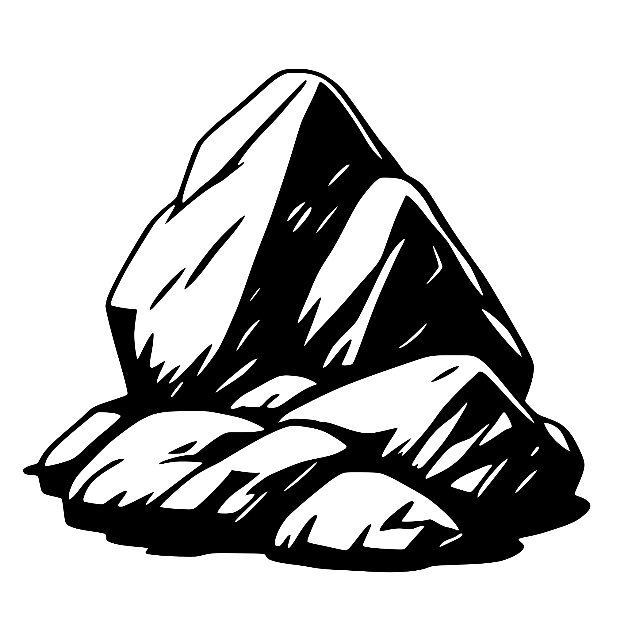 AI-generated SVG of 'Rock'