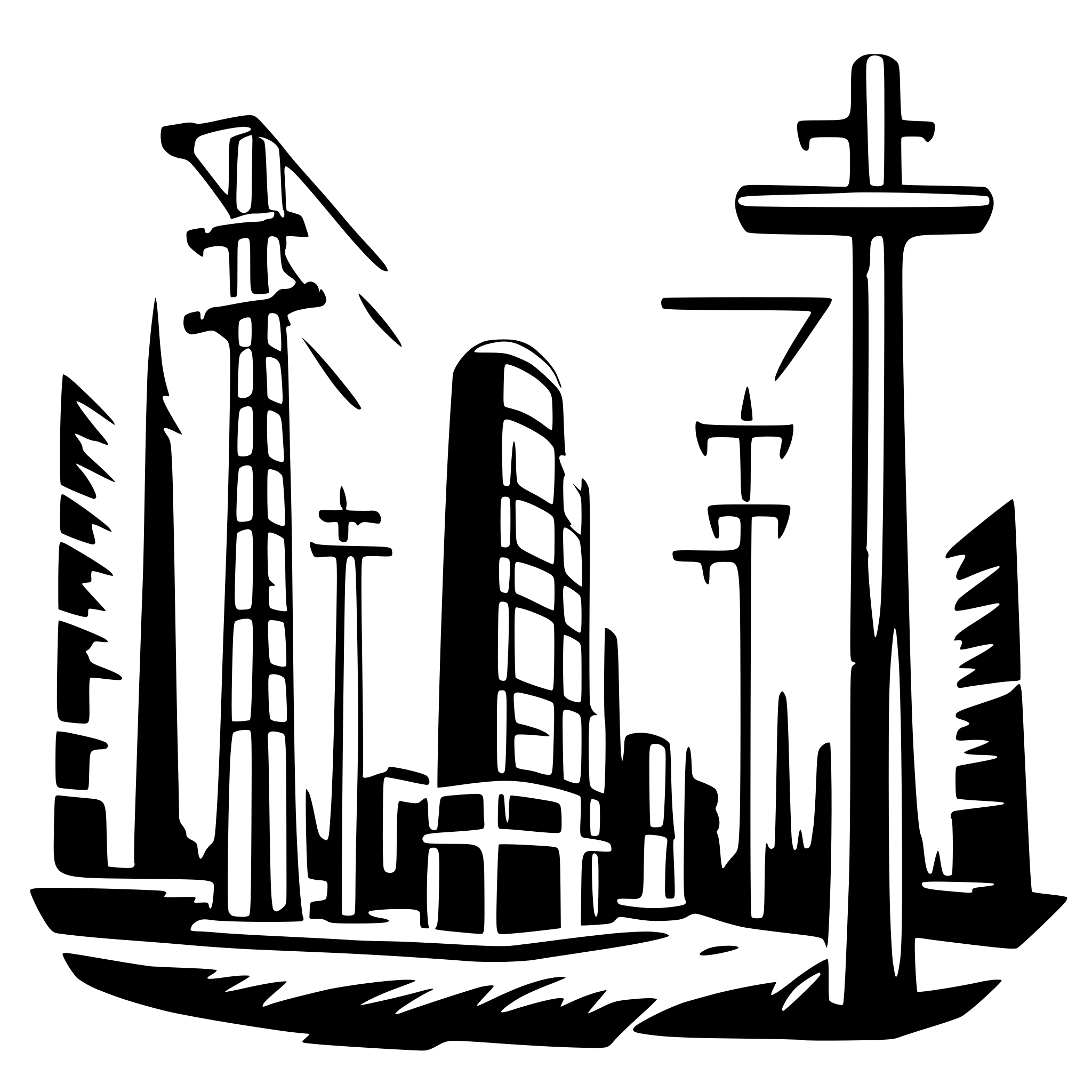 AI-generated SVG of 'power grid'