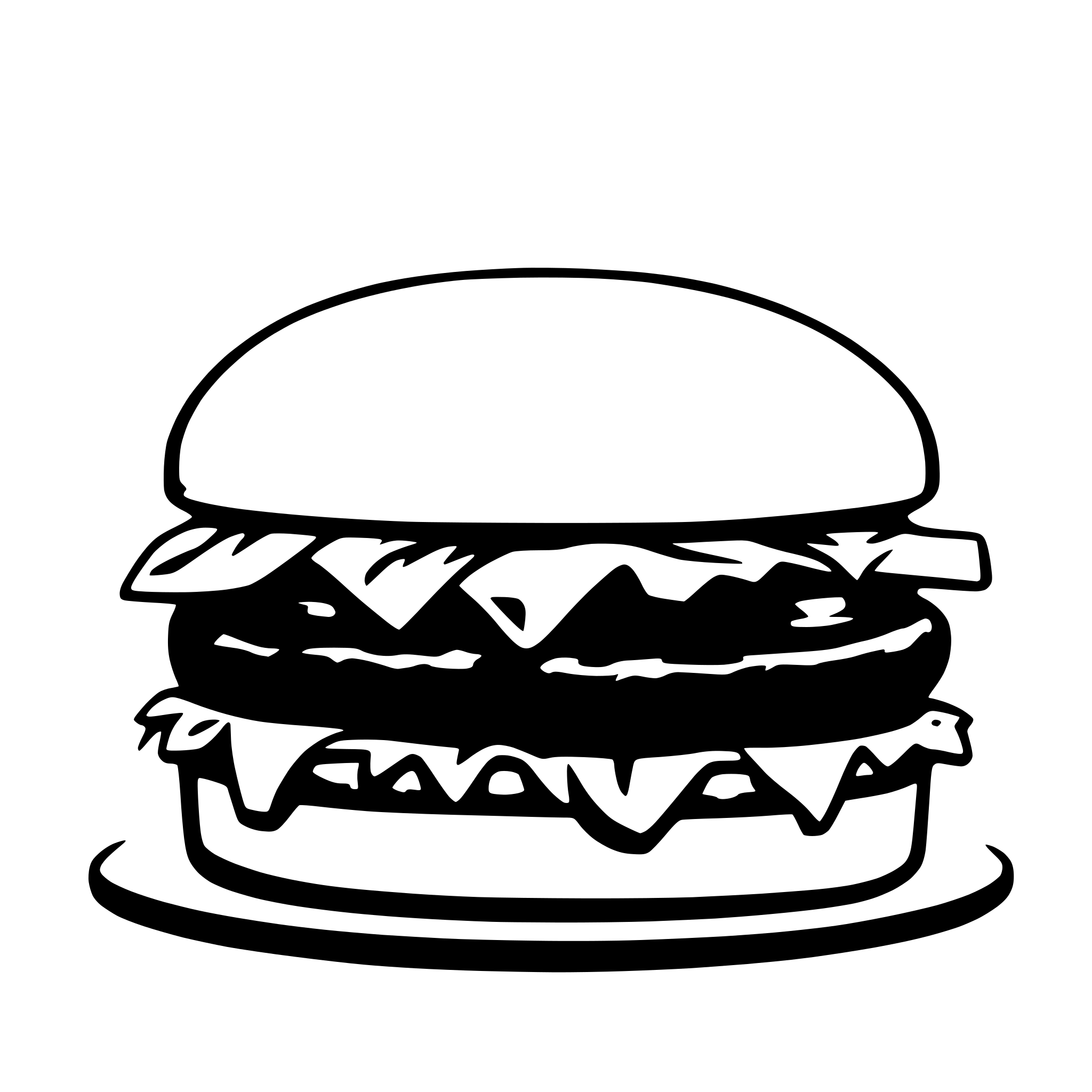 AI-generated SVG of 'hamburger'